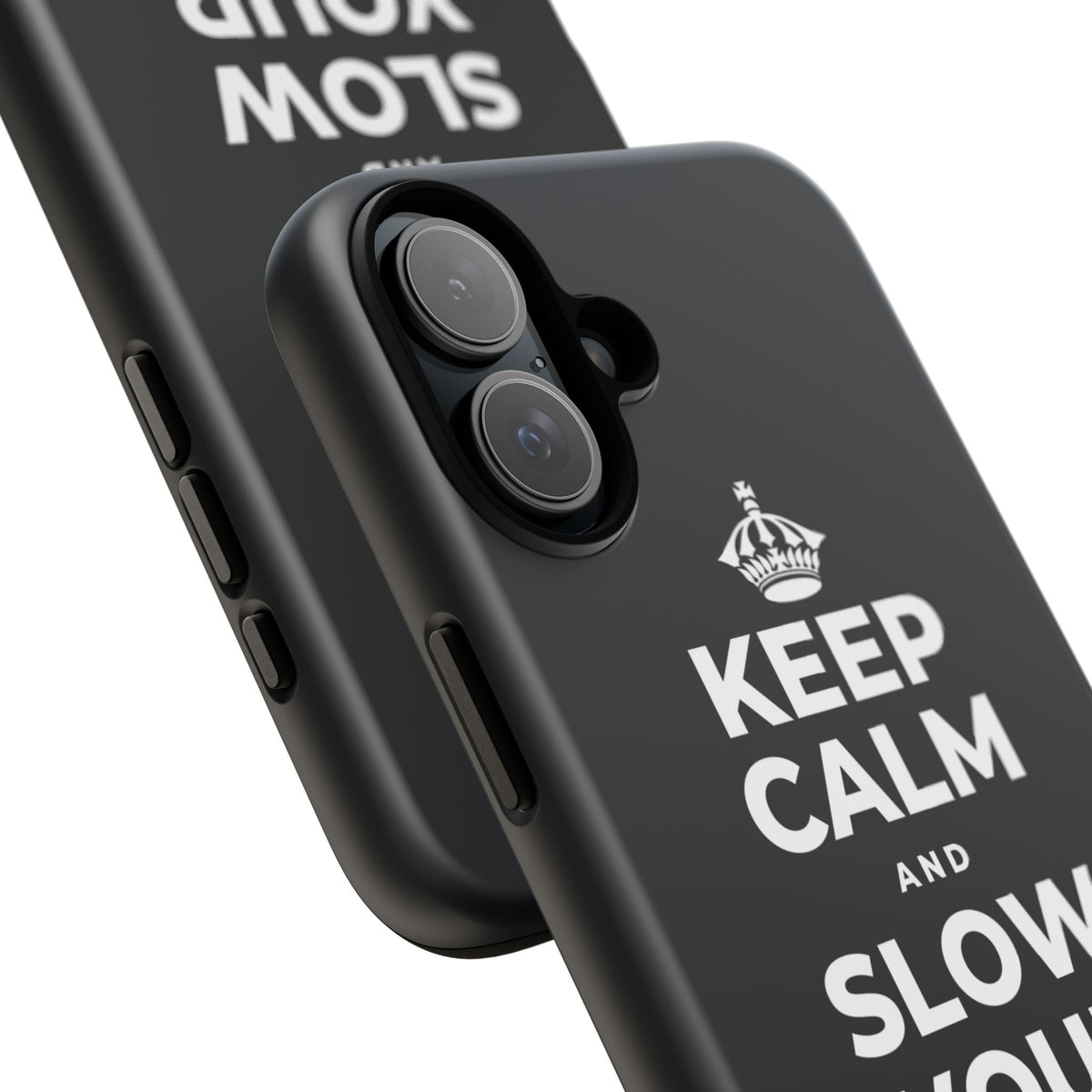 KEEP CALM AND SLOW YOUR SUMMER DAYS Phone Case (Dark)