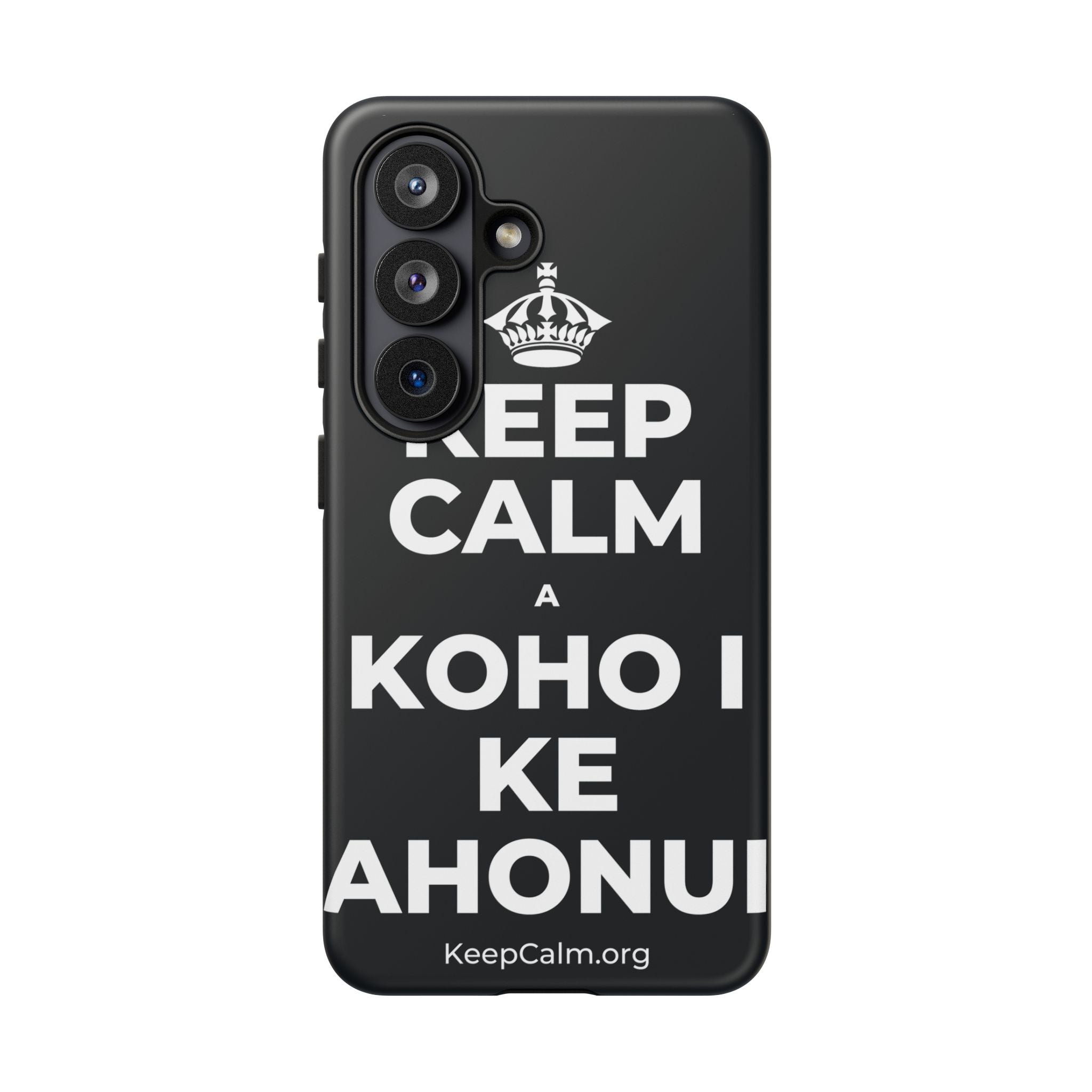 KEEP CALM A KOHO I KE AHONUI Phone Case (Dark)