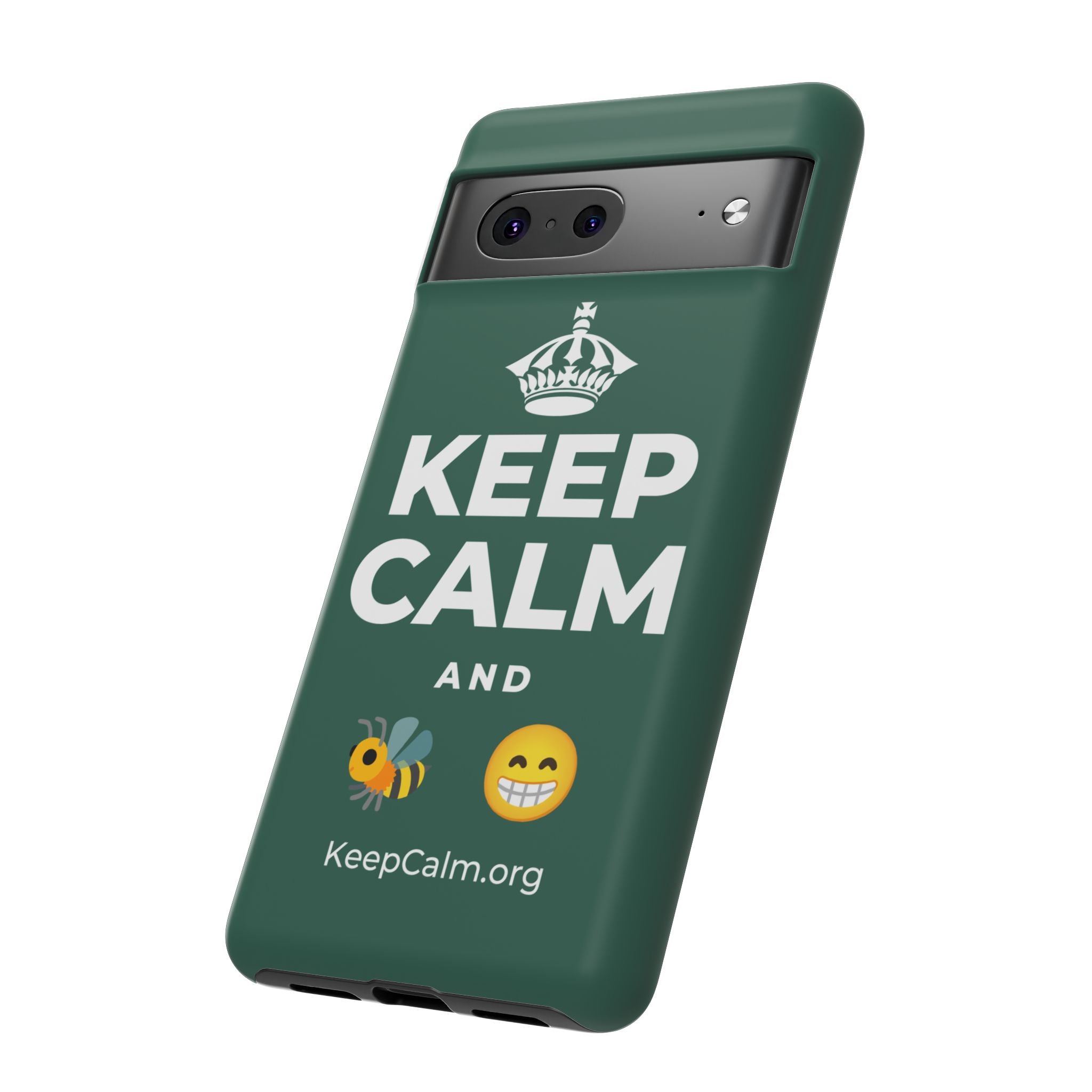 KEEP CALM AND BEE HAPPY Phone Case