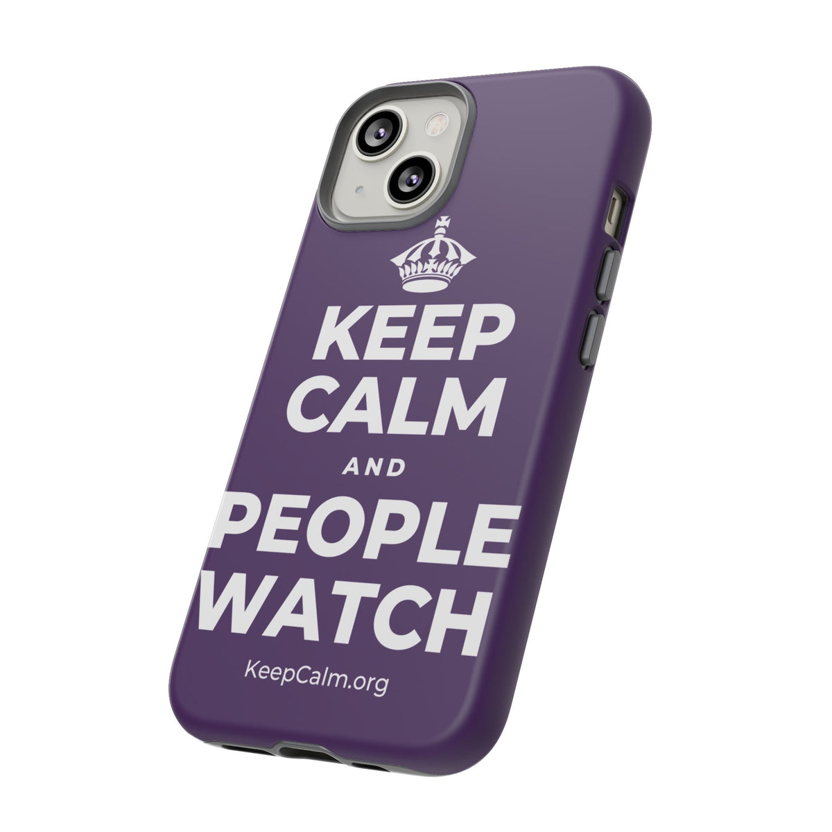KEEP CALM AND PEOPLE WATCH Phone Case