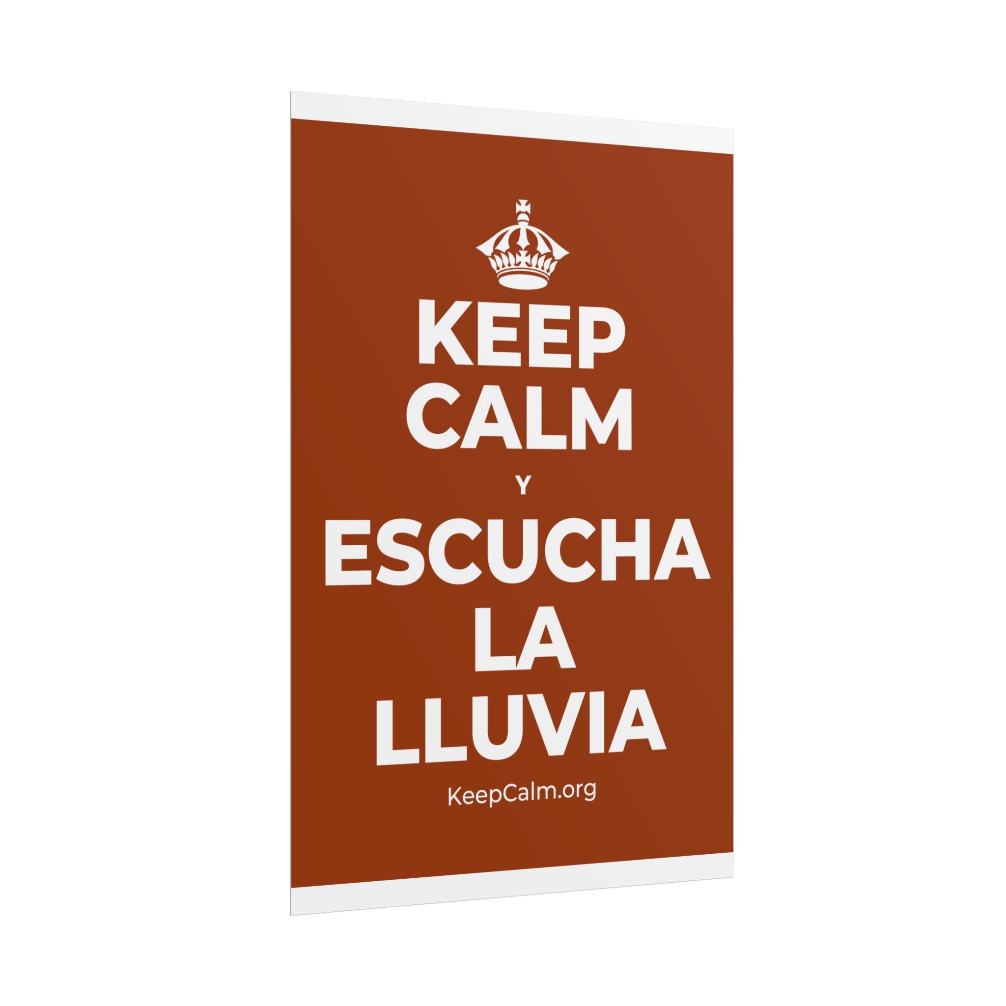 KEEP CALM Y ESCUCHA LA LLUVIA Poster