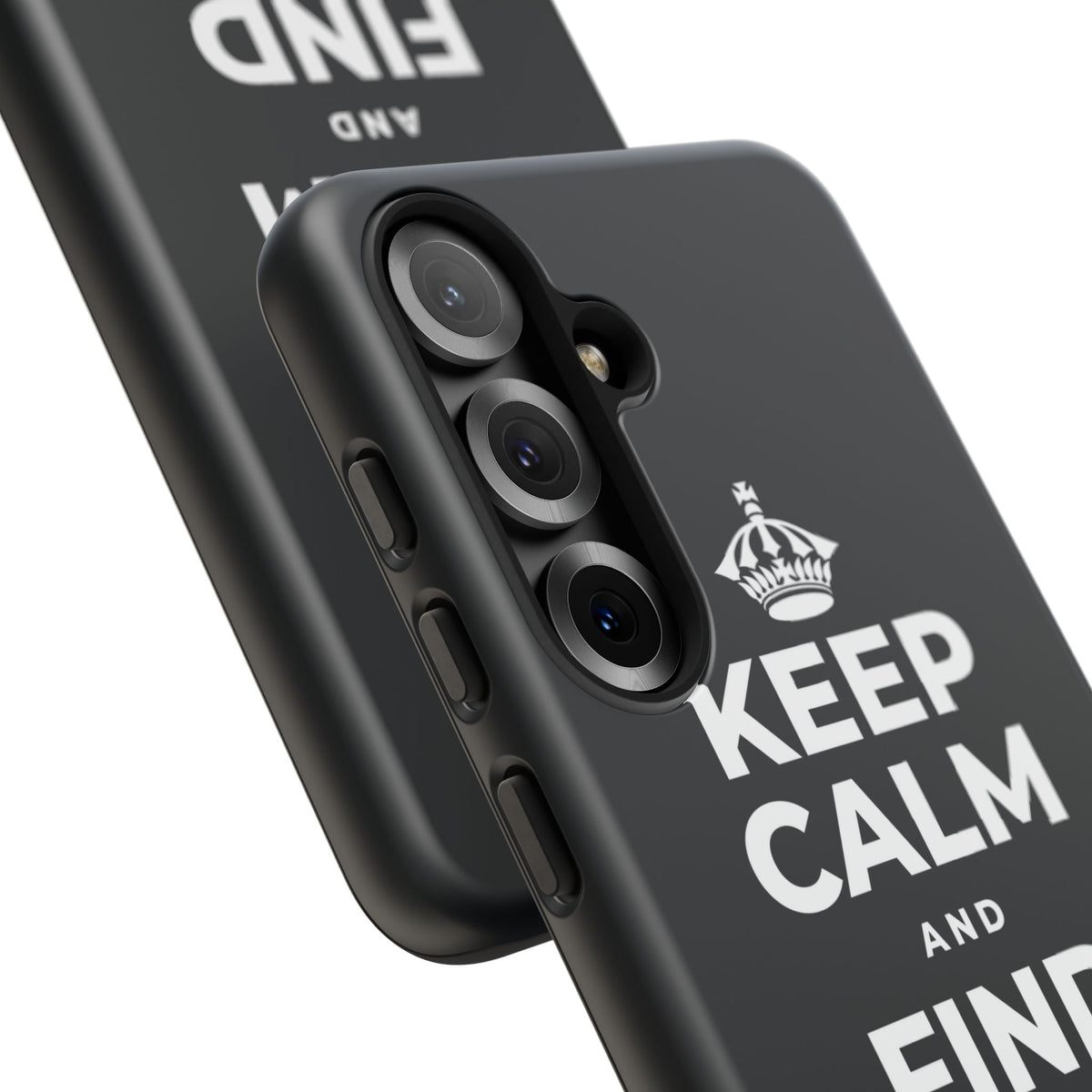 KEEP CALM AND FIND YOUR FIRE Phone Case (Dark)