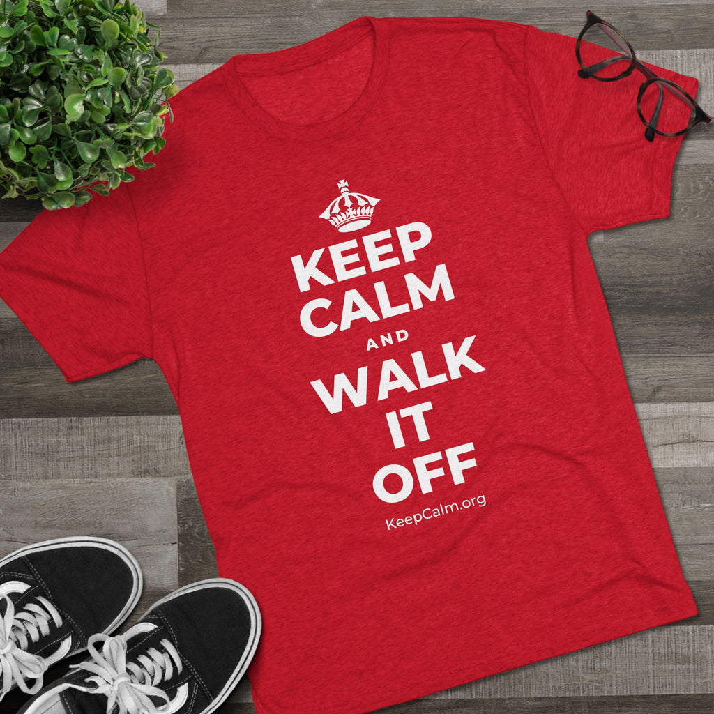 KEEP CALM AND WALK IT OFF Tri-Blend Tee