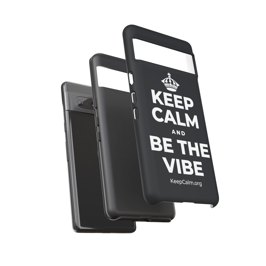KEEP CALM AND BE THE VIBE Phone Case (Dark)