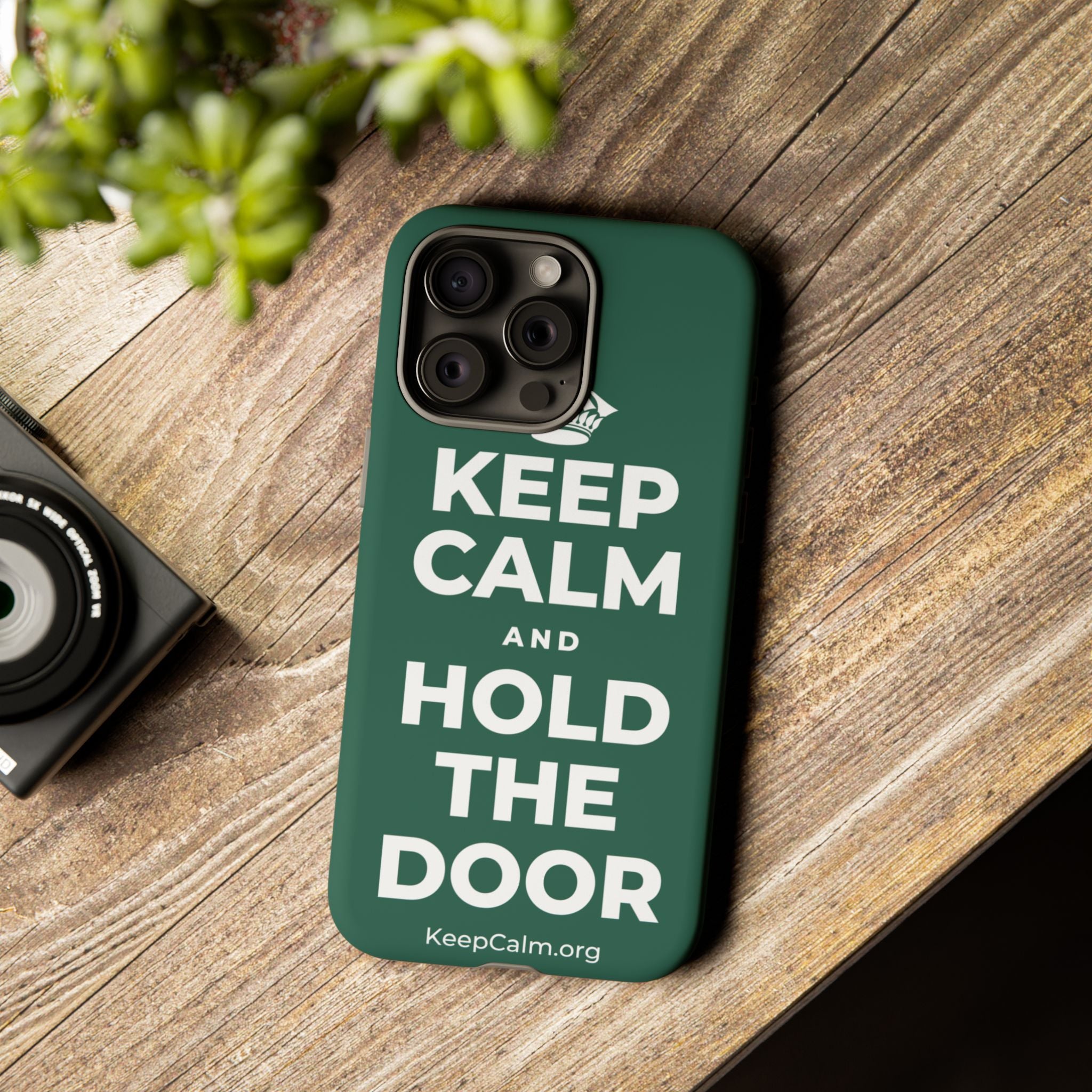 KEEP CALM AND HOLD THE DOOR Phone Case