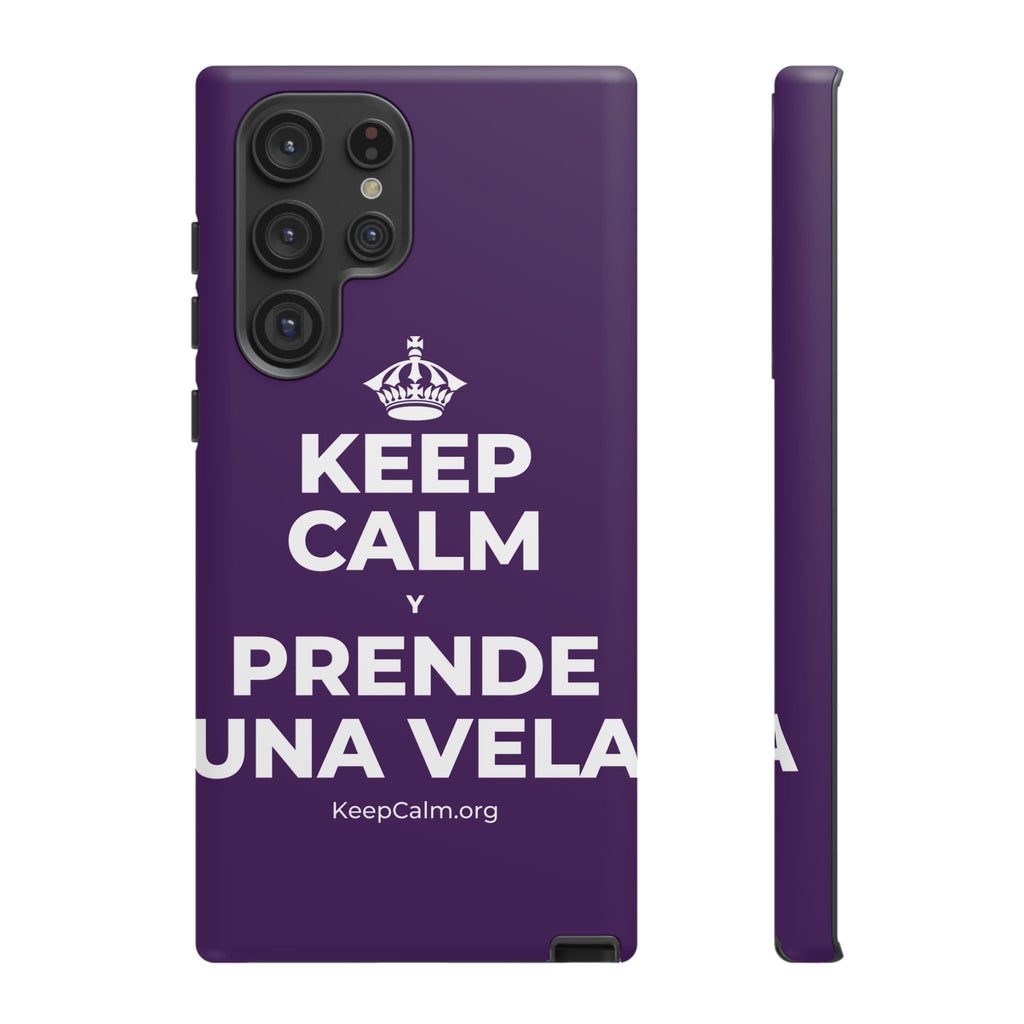 KEEP CALM Y PRENDE UNA VELA Phone Case