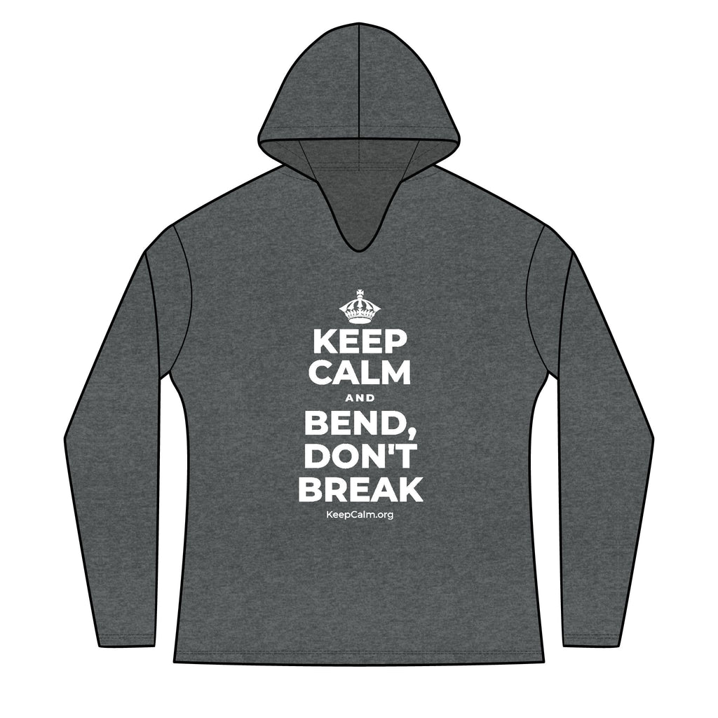 KEEP CALM AND BEND, DON'T BREAK Women's Long Sleeve Hoodie