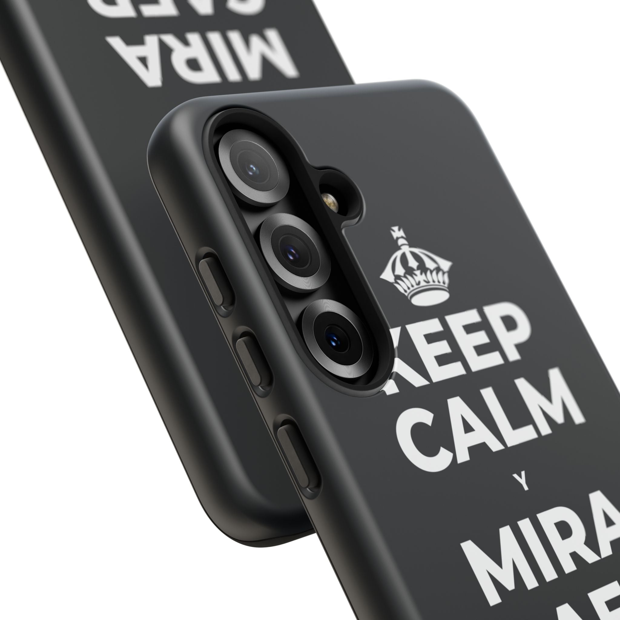 KEEP CALM Y MIRA CAER LA NIEVE Phone Case (Dark)