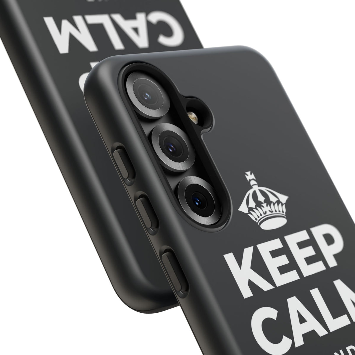 KEEP CALM AND LOCK IN Phone Case (Dark)