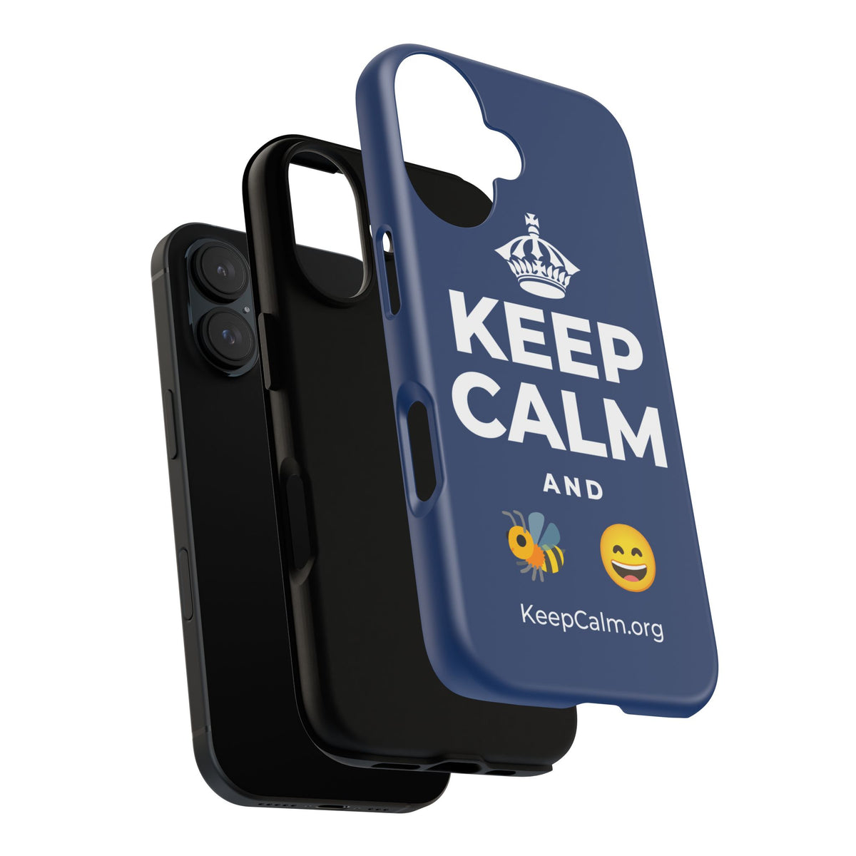 KEEP CALM AND 🐝 😄 Phone Case