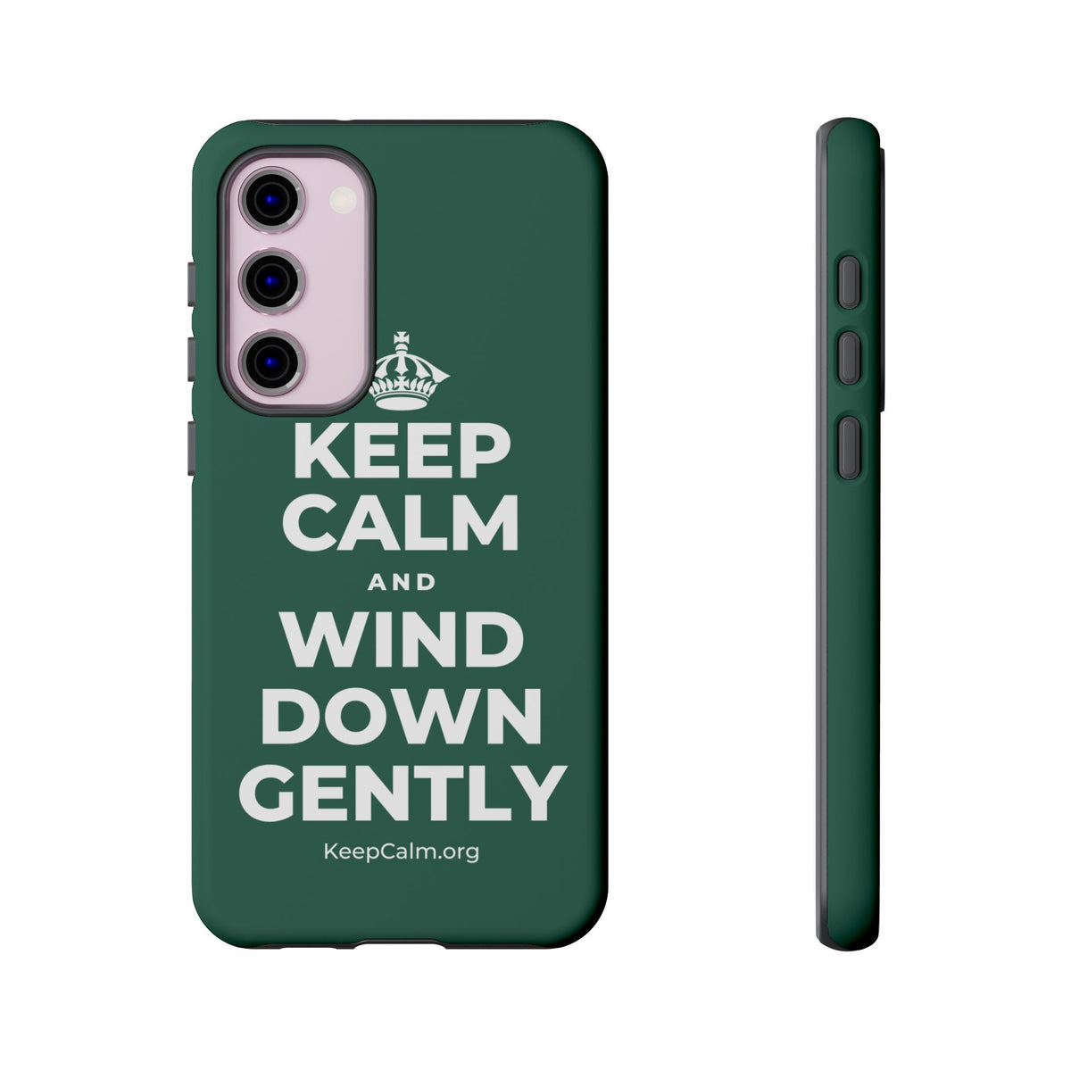 KEEP CALM AND WIND DOWN GENTLY Phone Case