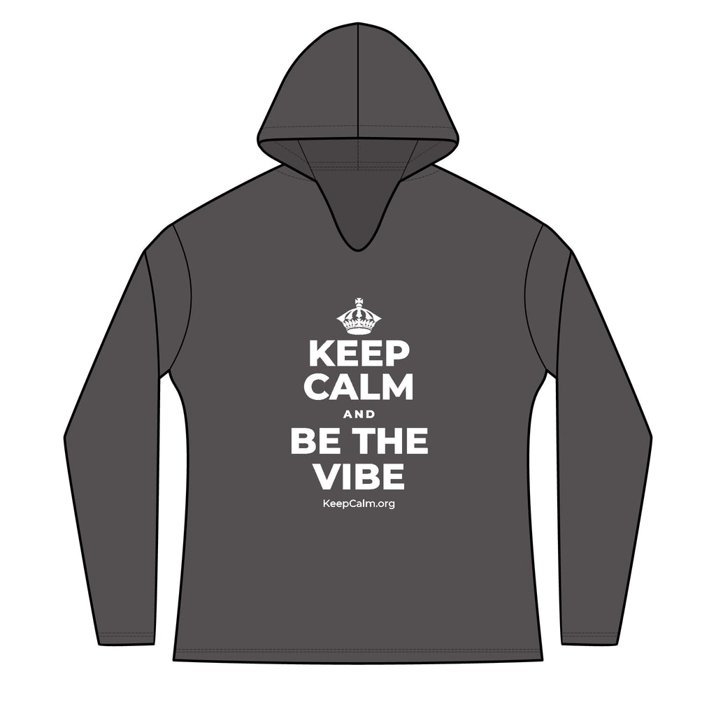 KEEP CALM AND BE THE VIBE Women's Long Sleeve Hoodie