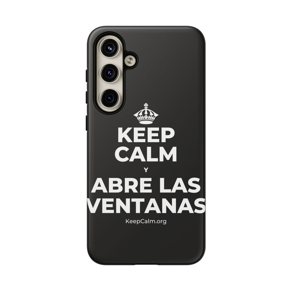 KEEP CALM Y ABRE LAS VENTANAS Phone Case