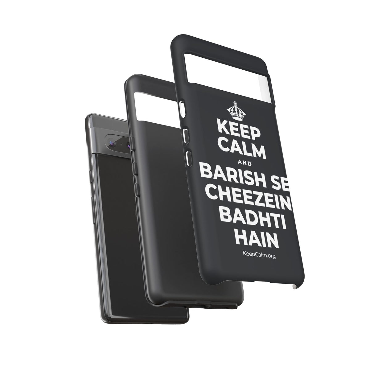 KEEP CALM AND BARISH SE CHEEZEIN BADHTI HAIN Phone Case (Dark)