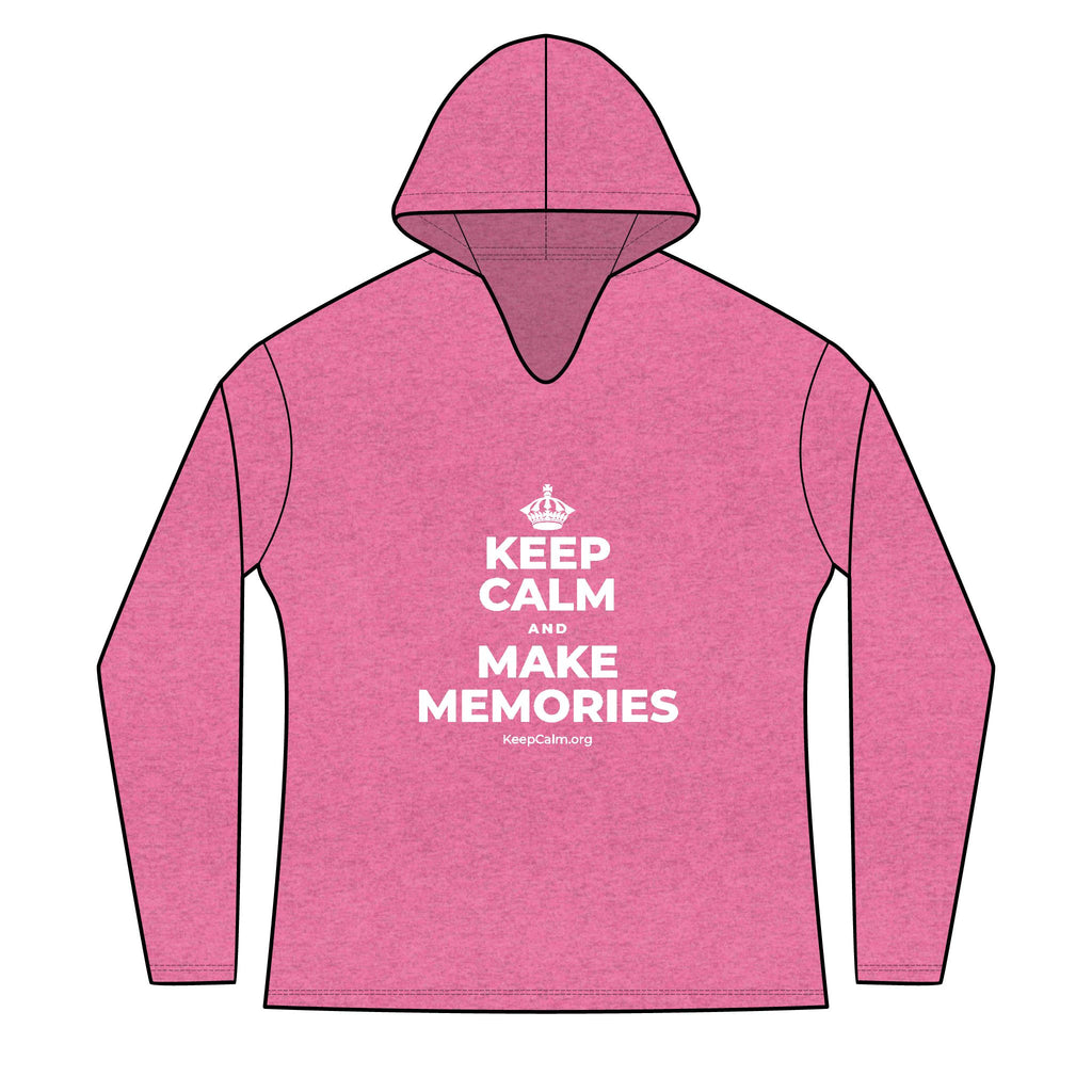 KEEP CALM AND MAKE MEMORIES Women's Long Sleeve Hoodie