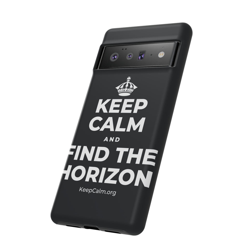 KEEP CALM AND FIND THE HORIZON Phone Case (Dark)