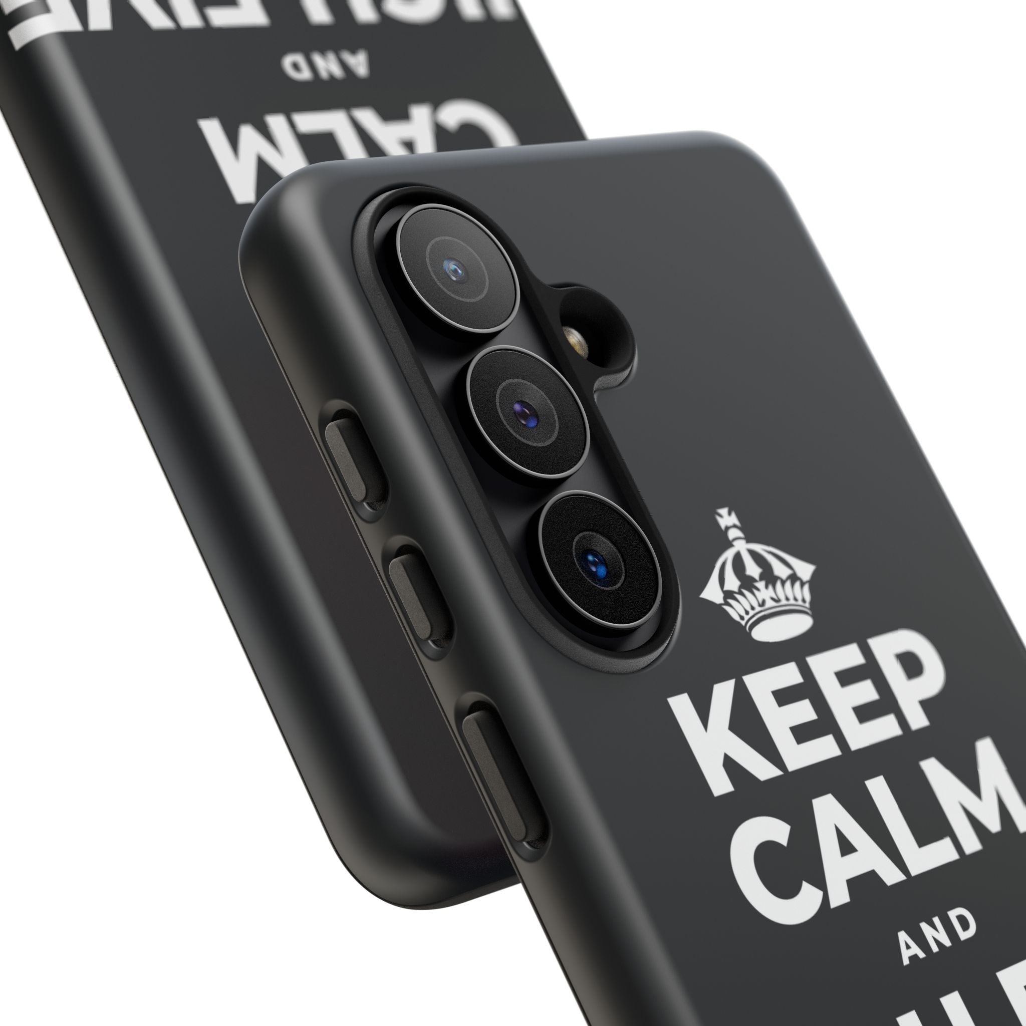 KEEP CALM AND HIGH FIVE SOMEONE Phone Case (Dark)