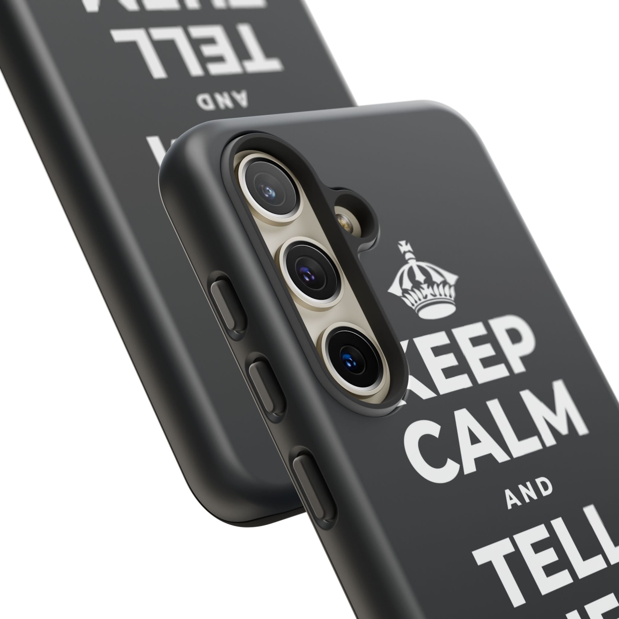 KEEP CALM AND TELL THEM YOU CARE Phone Case (Dark)