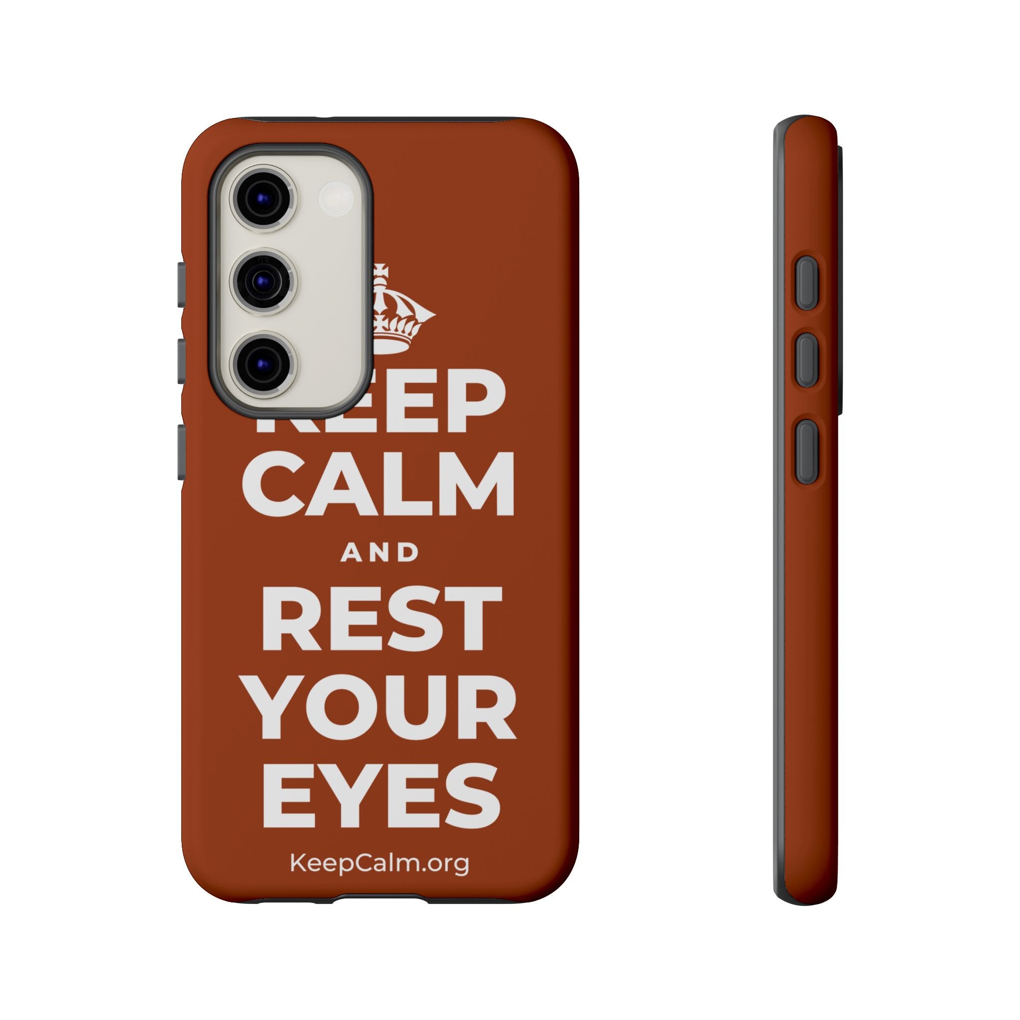 KEEP CALM AND REST YOUR EYES Phone Case