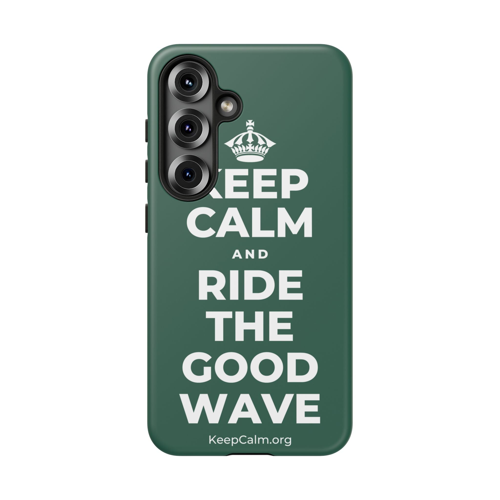 KEEP CALM AND RIDE THE GOOD WAVE Phone Case