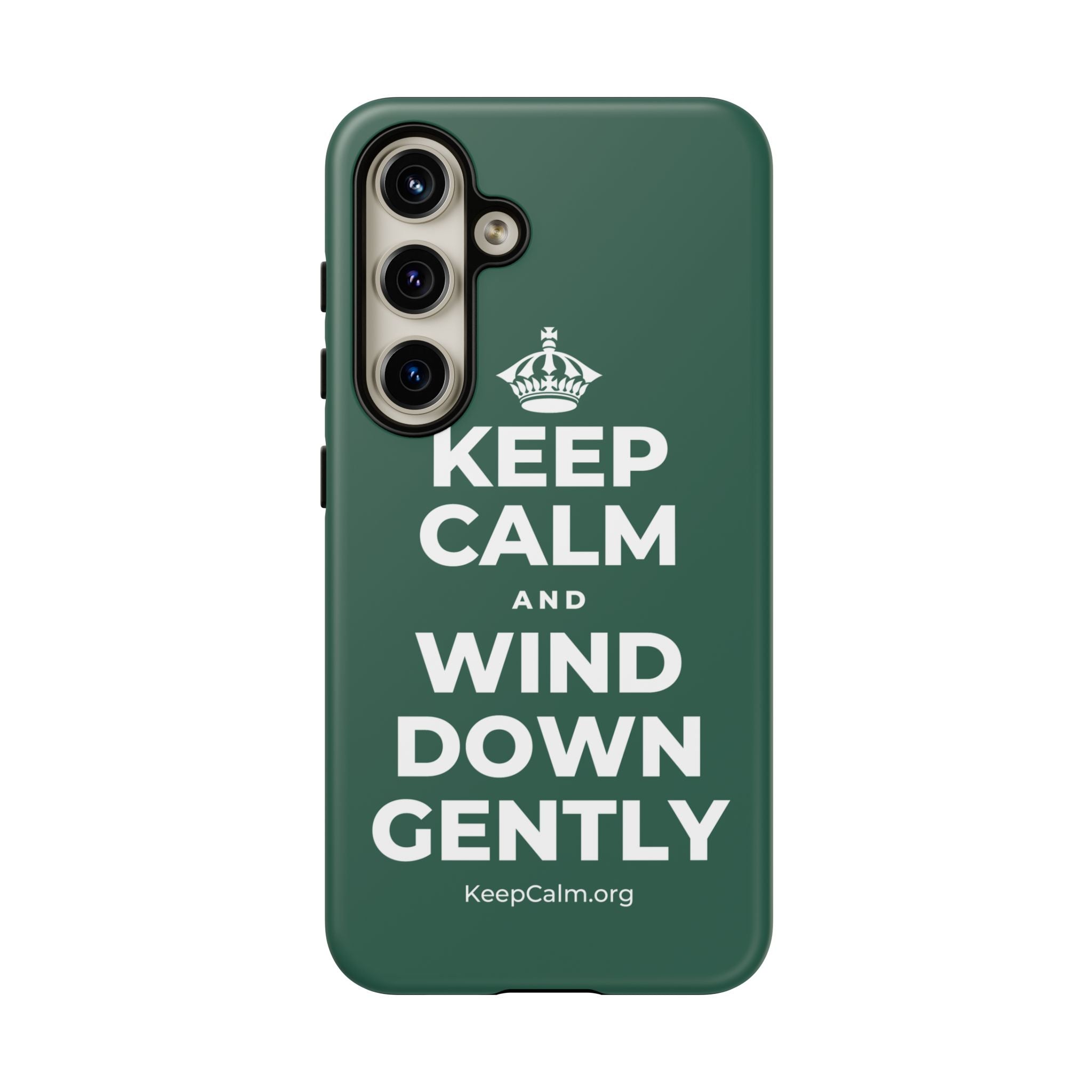 KEEP CALM AND WIND DOWN GENTLY Phone Case