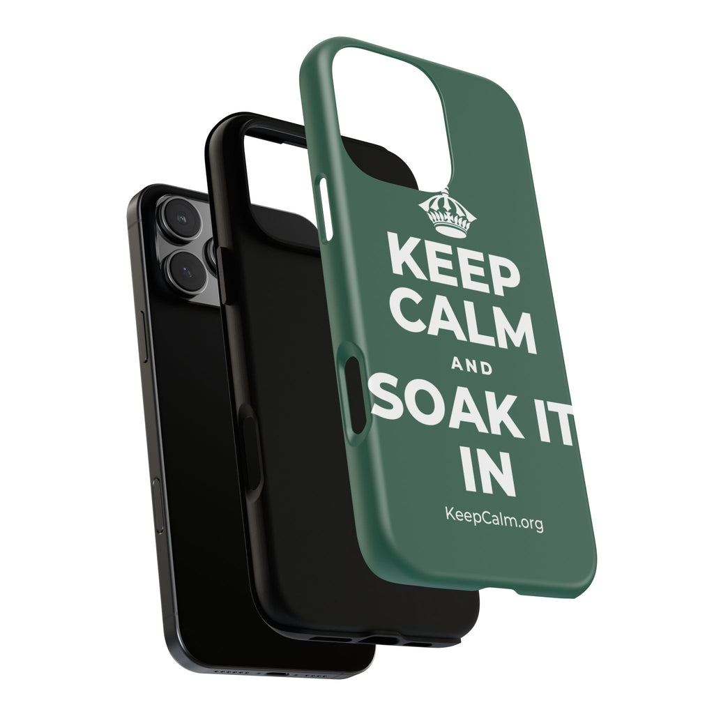 KEEP CALM AND SOAK IT IN Phone Case