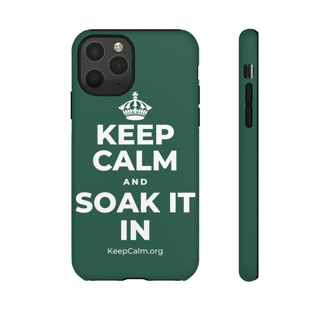 KEEP CALM AND SOAK IT IN Phone Case