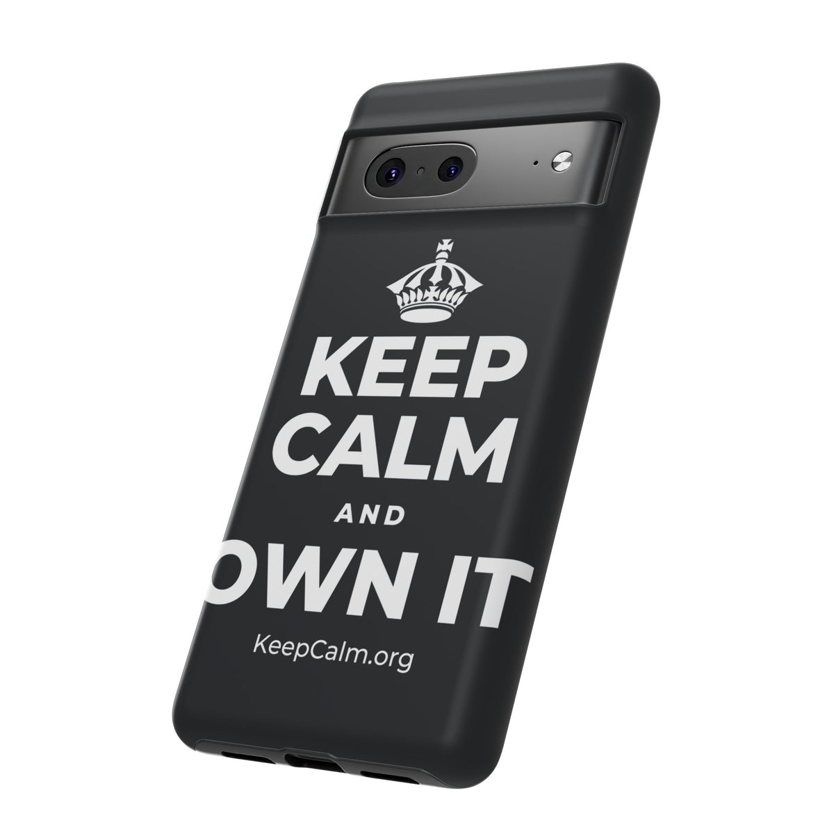 KEEP CALM AND OWN IT Phone Case (Dark)