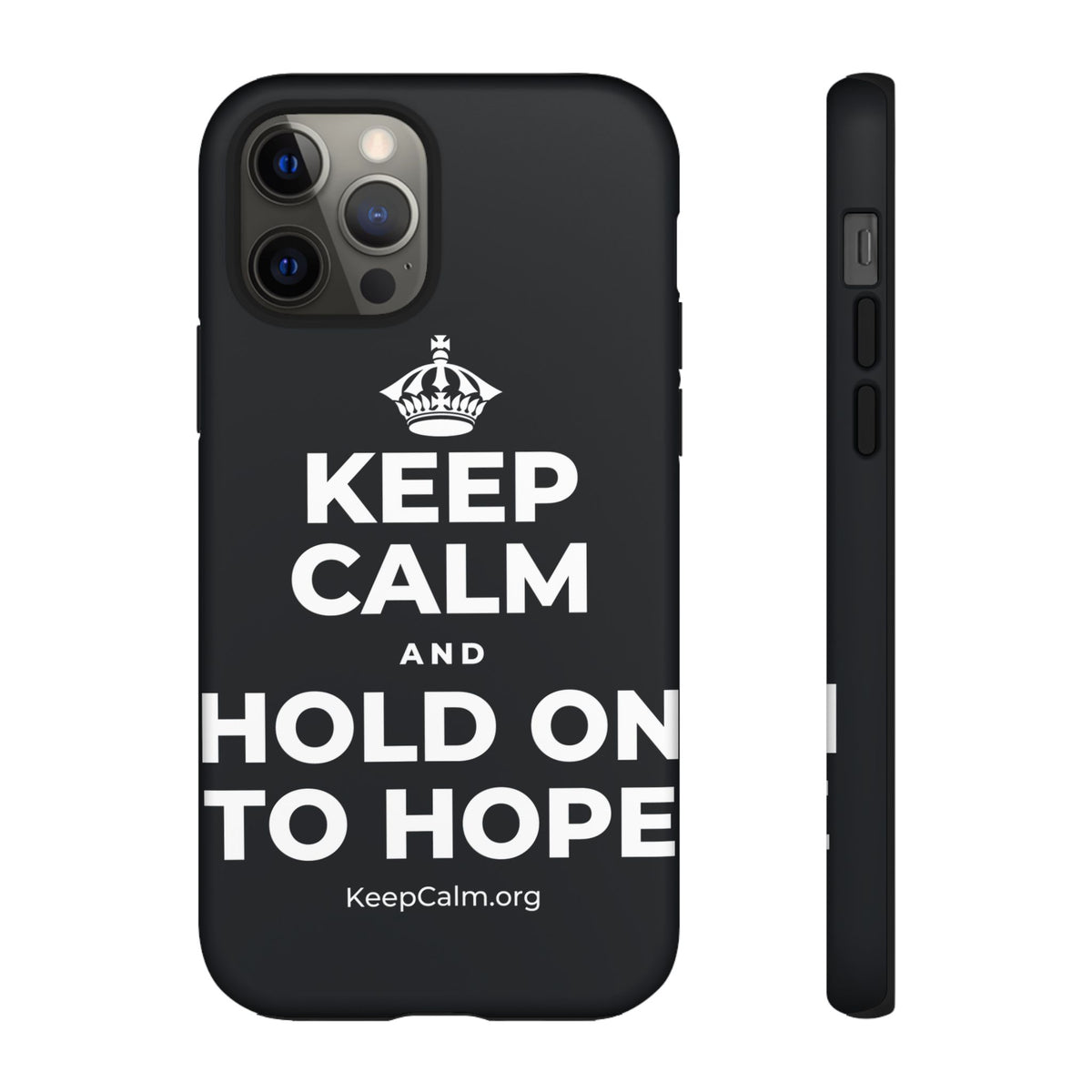 KEEP CALM AND HOLD ON TO HOPE Phone Case (Dark)