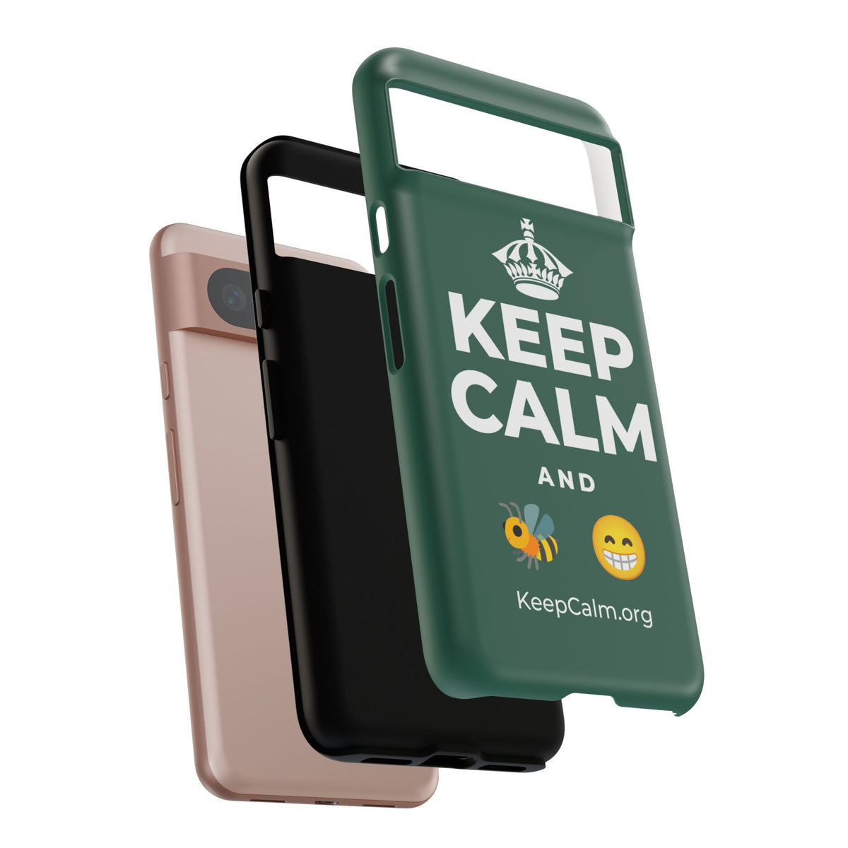 KEEP CALM AND BEE HAPPY Phone Case