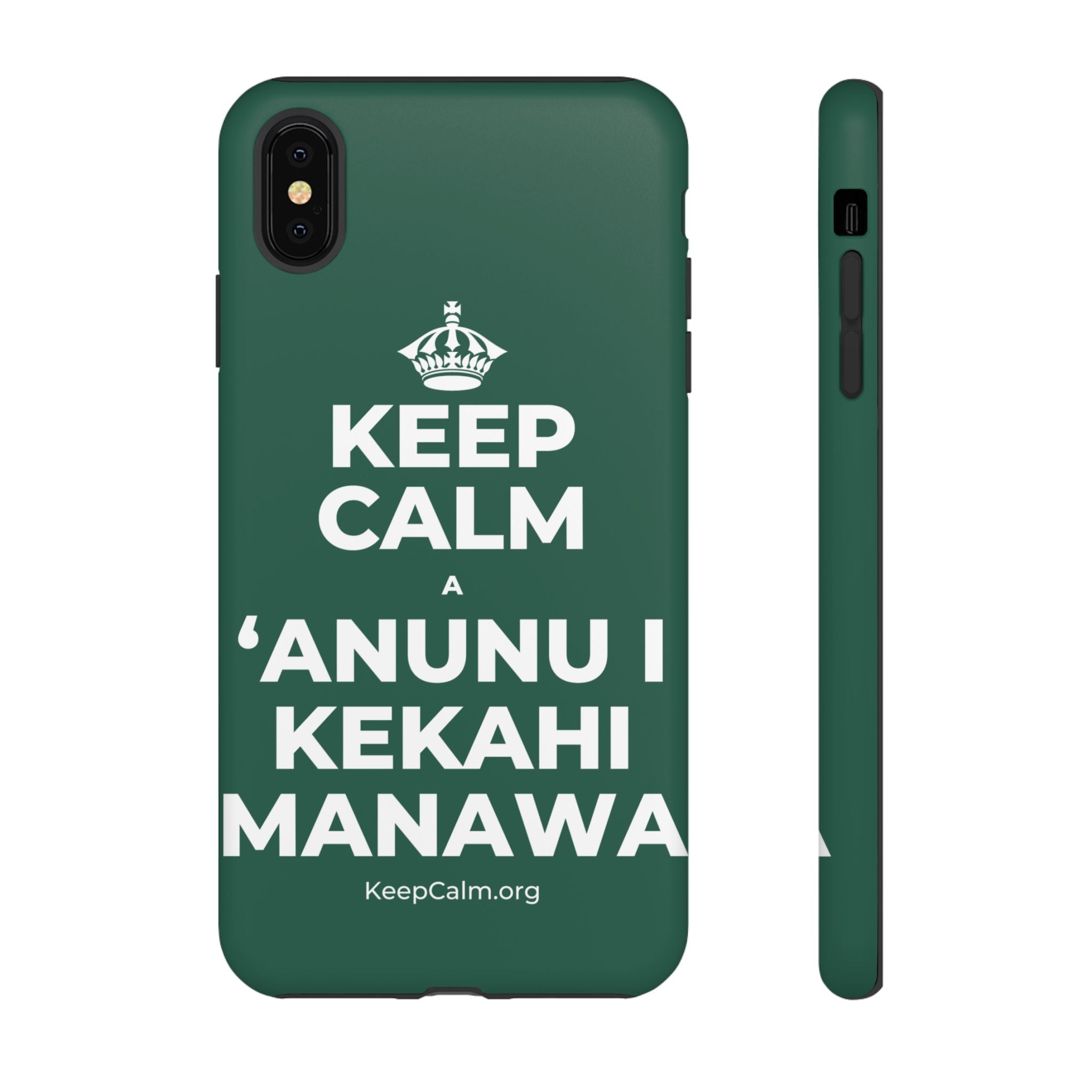 KEEP CALM A ʻANUNU I KEKAHI MANAWA Phone Case