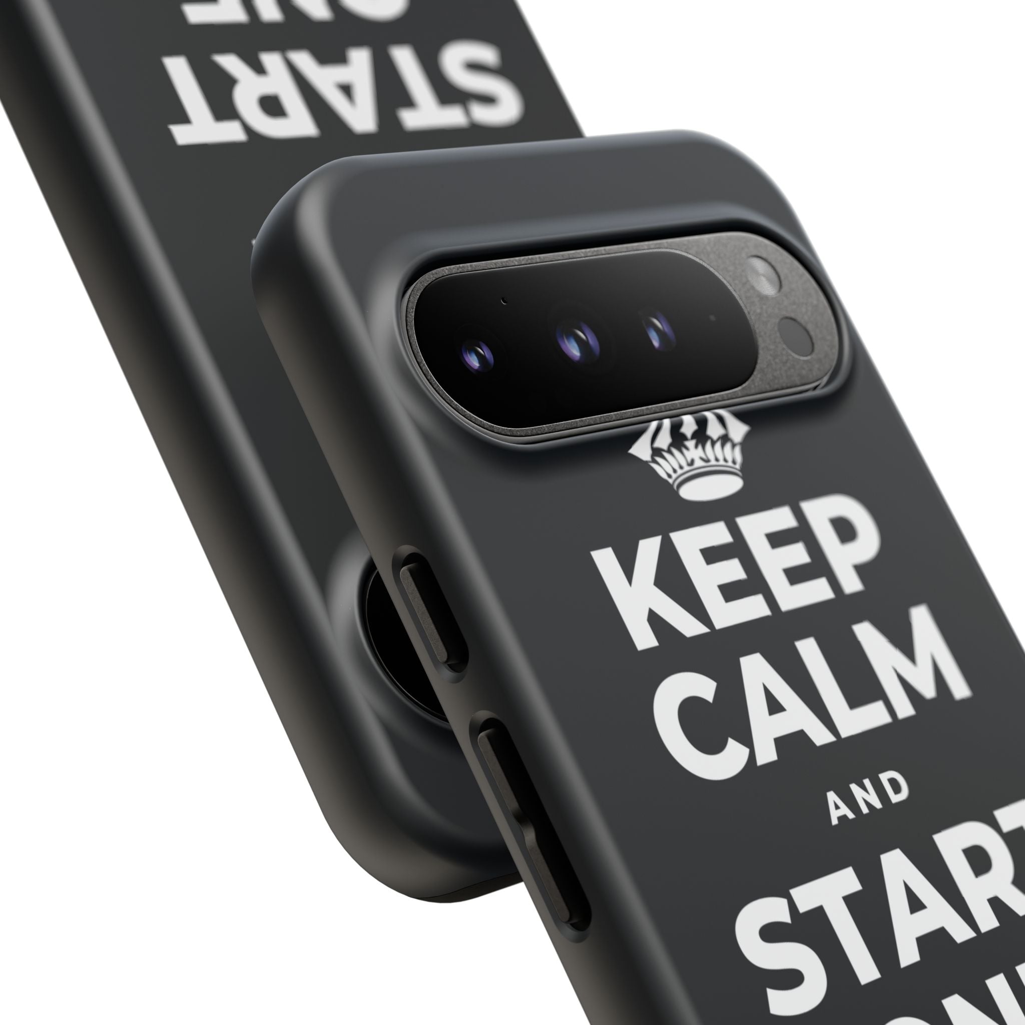 KEEP CALM AND START ONE FRESH PAGE Phone Case (Dark)