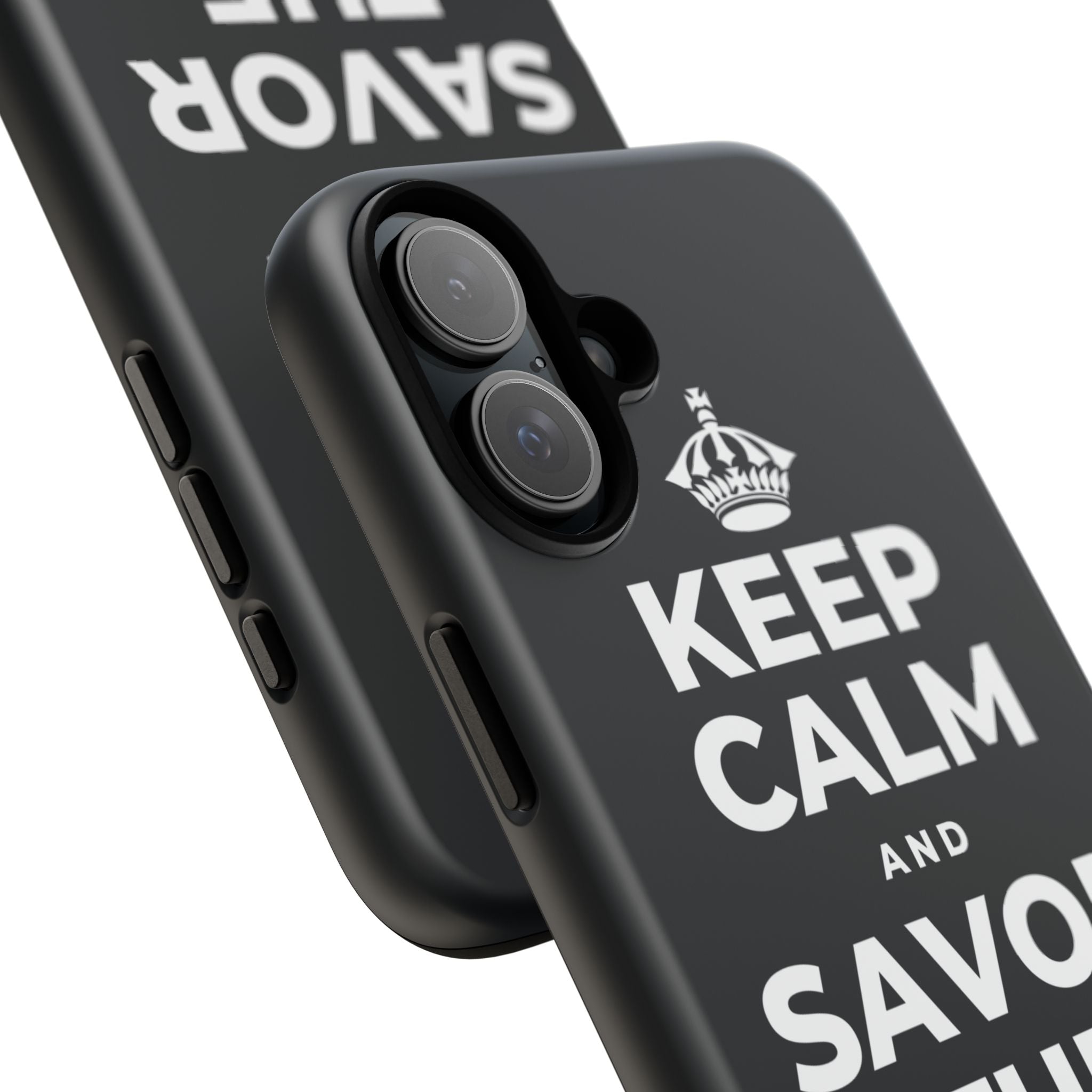 KEEP CALM AND SAVOR THE SMALL MAGIC Phone Case (Dark)