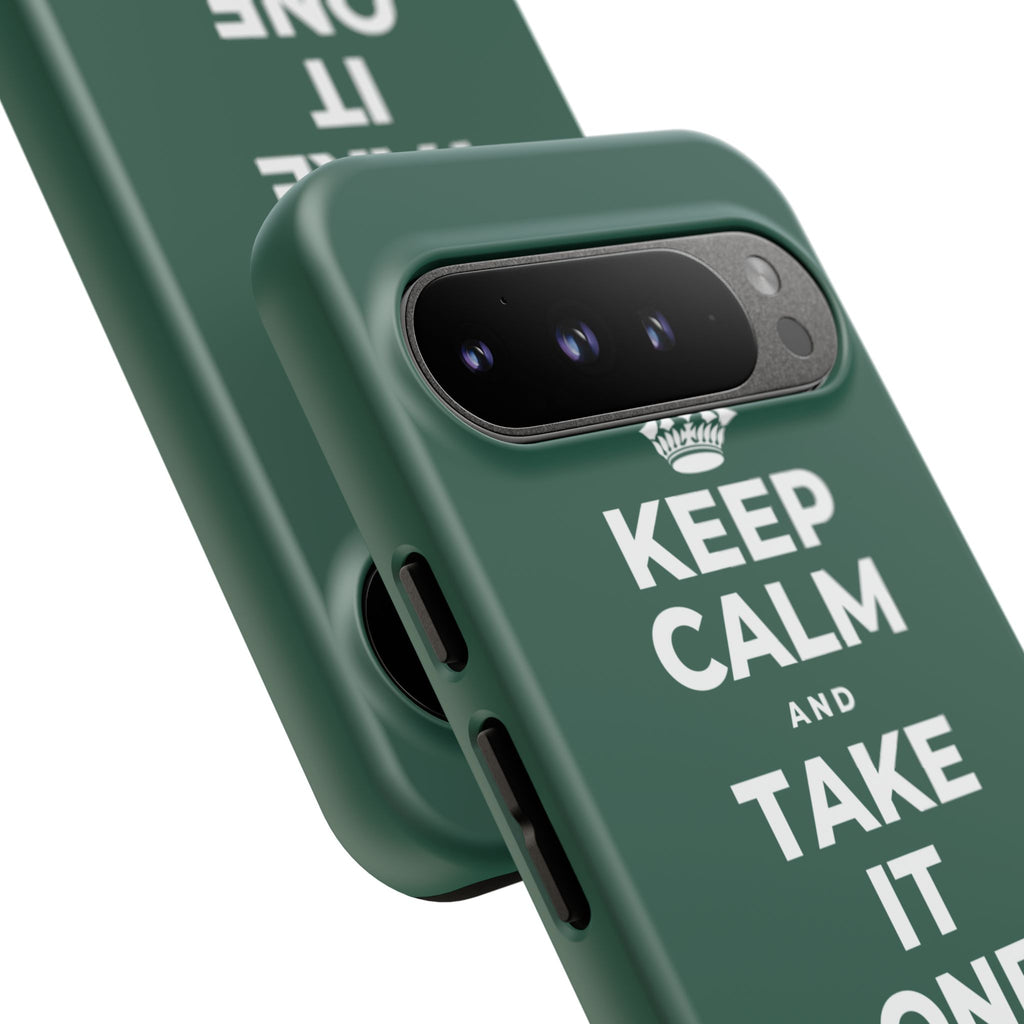 KEEP CALM AND TAKE IT ONE DAY AT A TIME Phone Case