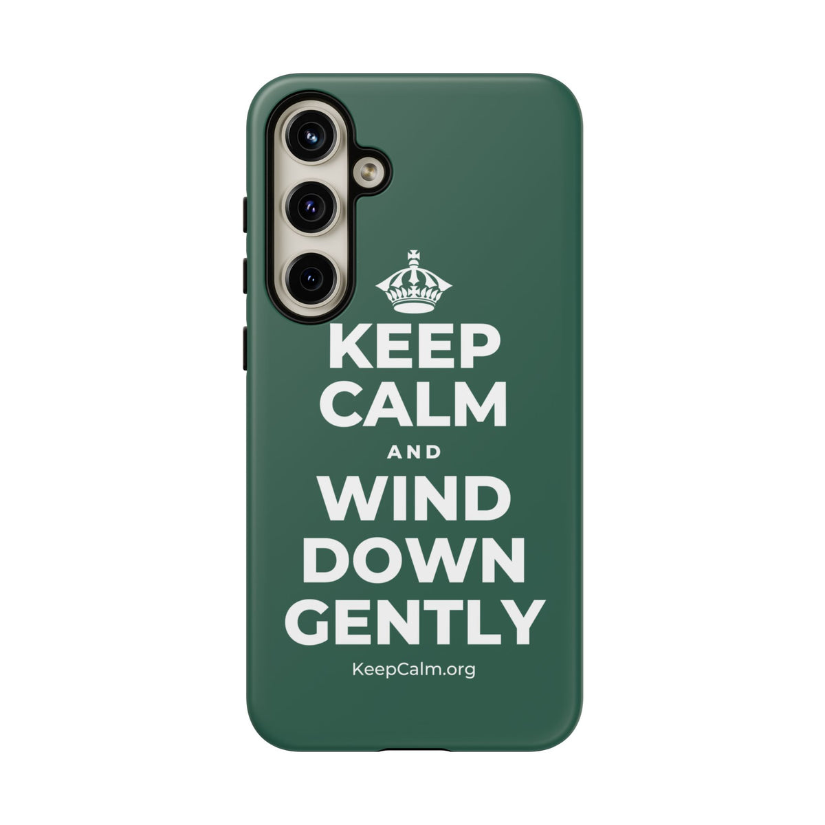 KEEP CALM AND WIND DOWN GENTLY Phone Case