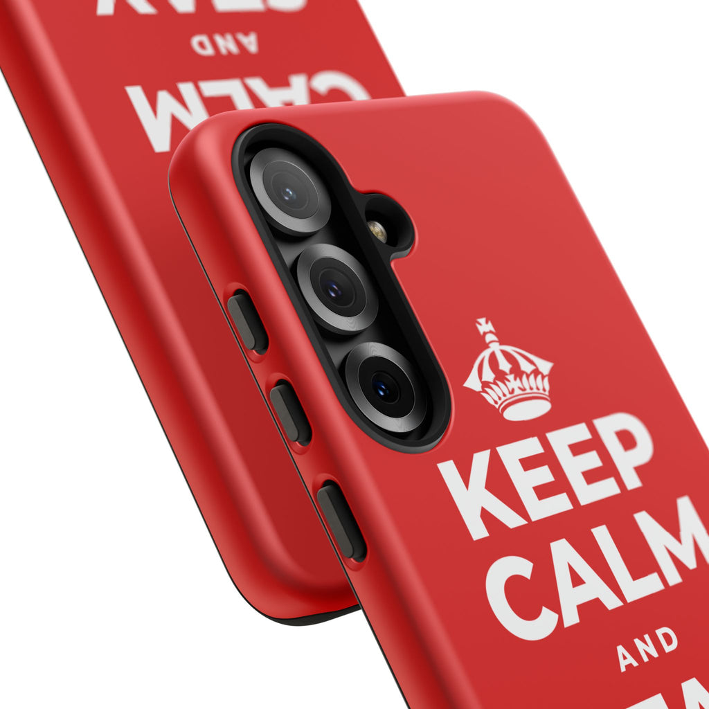 KEEP CALM AND STAY REAL Phone Case
