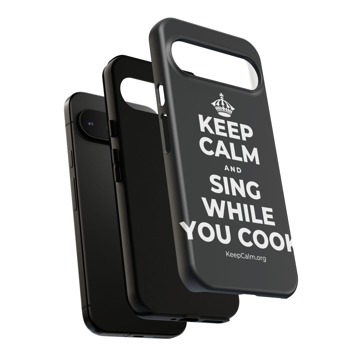 KEEP CALM AND SING WHILE YOU COOK Phone Case (Dark)