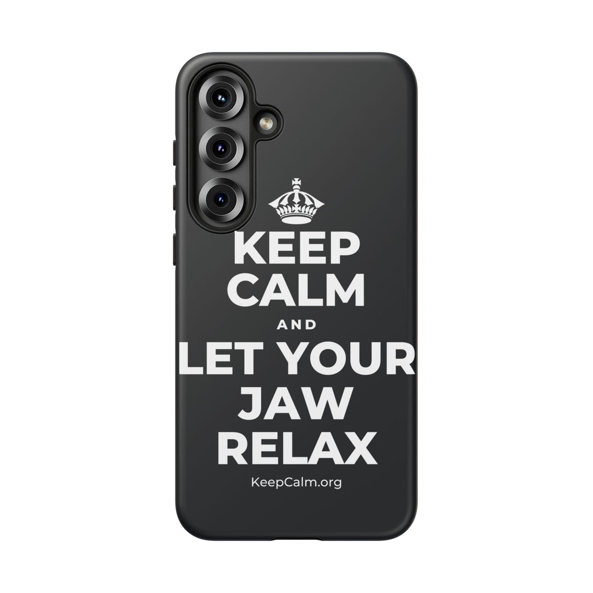 KEEP CALM AND LET YOUR JAW RELAX Phone Case (Dark)
