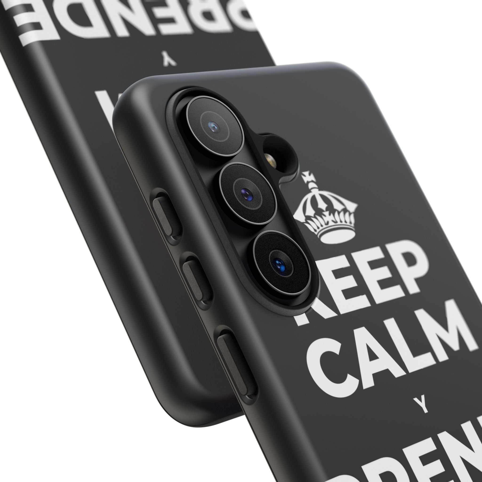KEEP CALM Y PRENDE UNA VELA Phone Case (Dark)