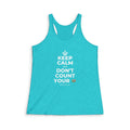 KEEP CALM AND DON'T COUNT YOUR 🪺 Women's Racerback Tank