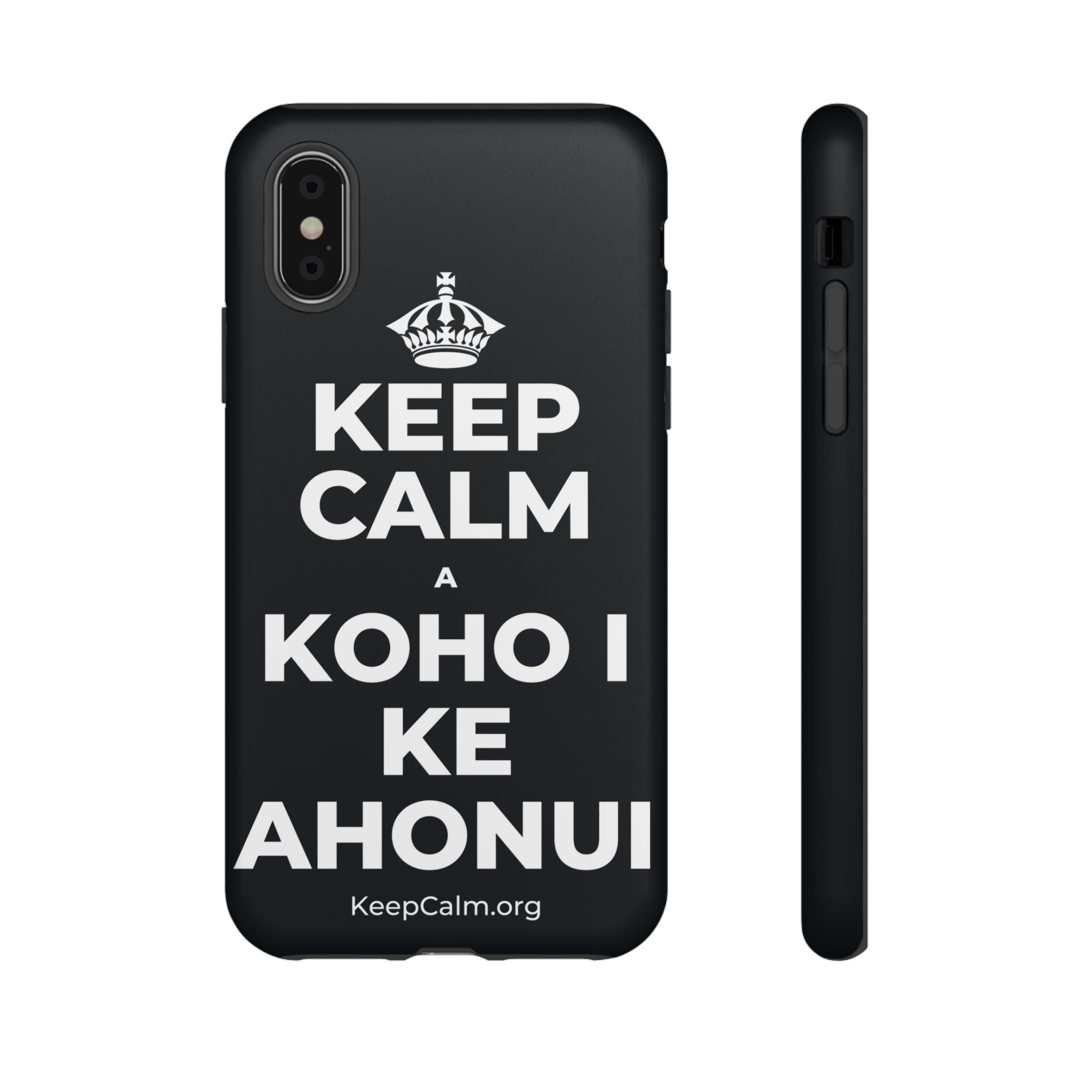 KEEP CALM A KOHO I KE AHONUI Phone Case (Dark)