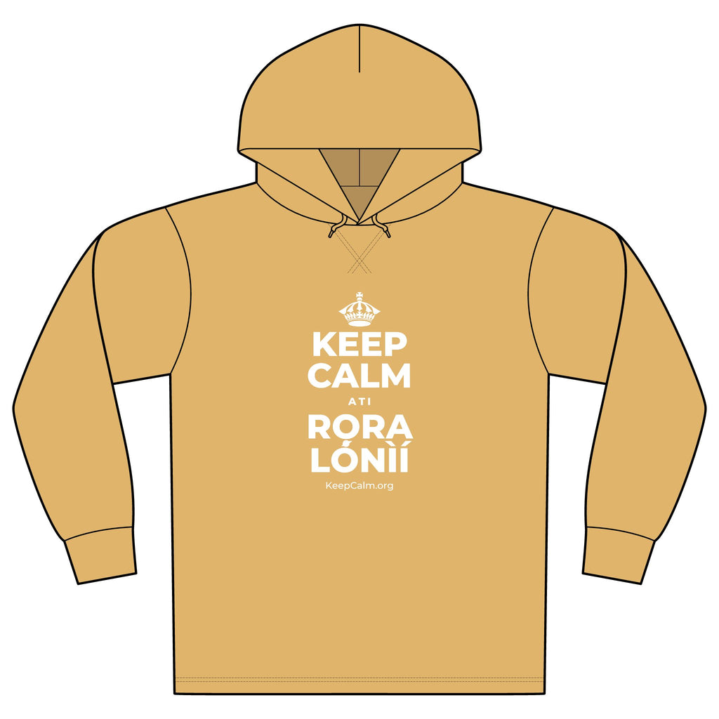 KEEP CALM ATI RỌRA LÓNÌÍ Organic Hoodie Tee