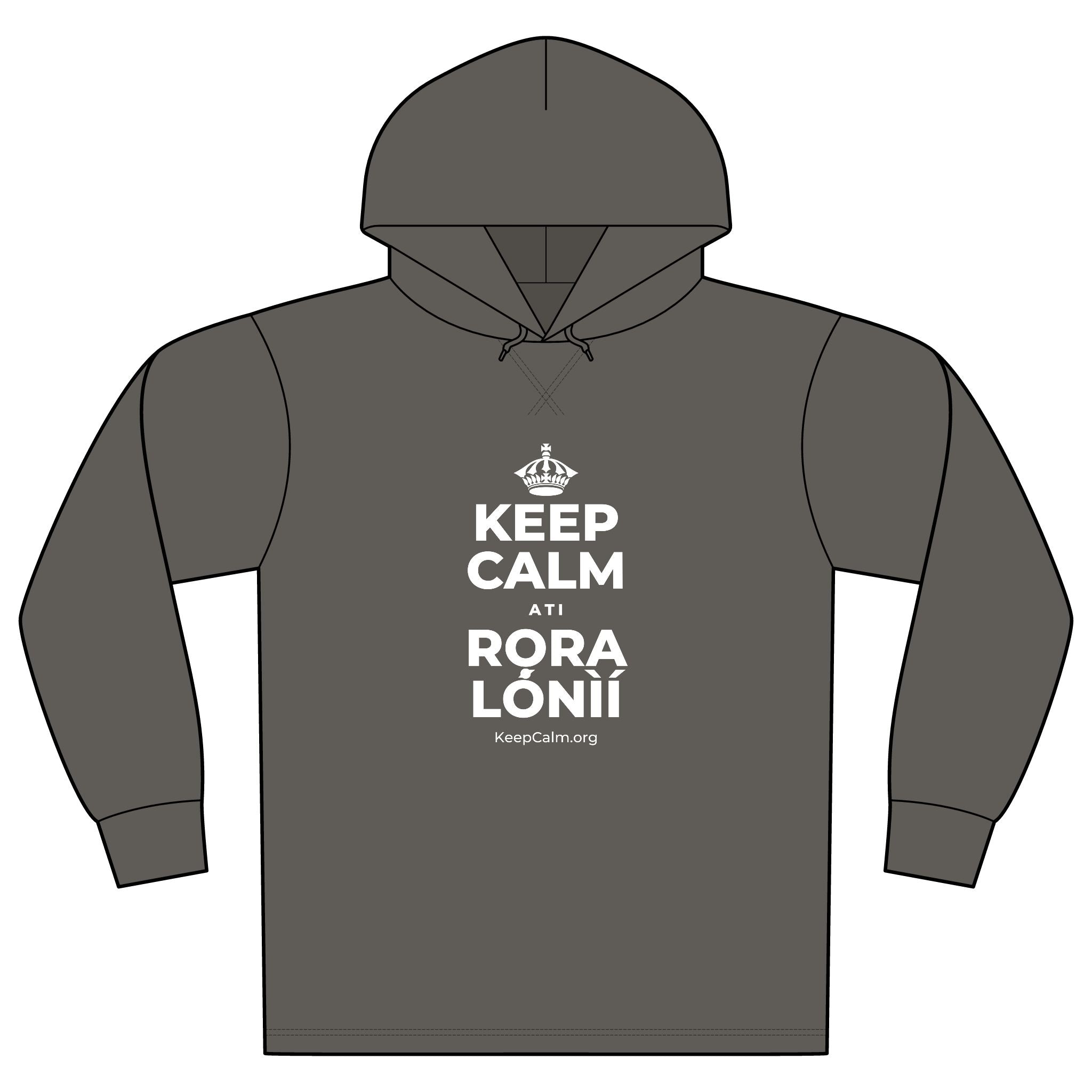 KEEP CALM ATI RỌRA LÓNÌÍ Organic Hoodie Tee