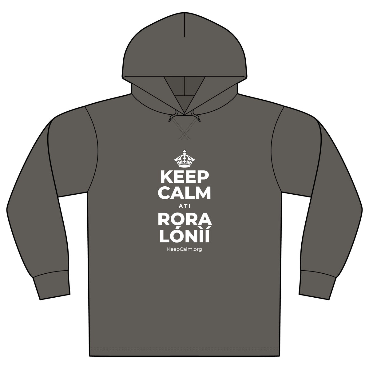 KEEP CALM ATI RỌRA LÓNÌÍ Organic Hoodie Tee