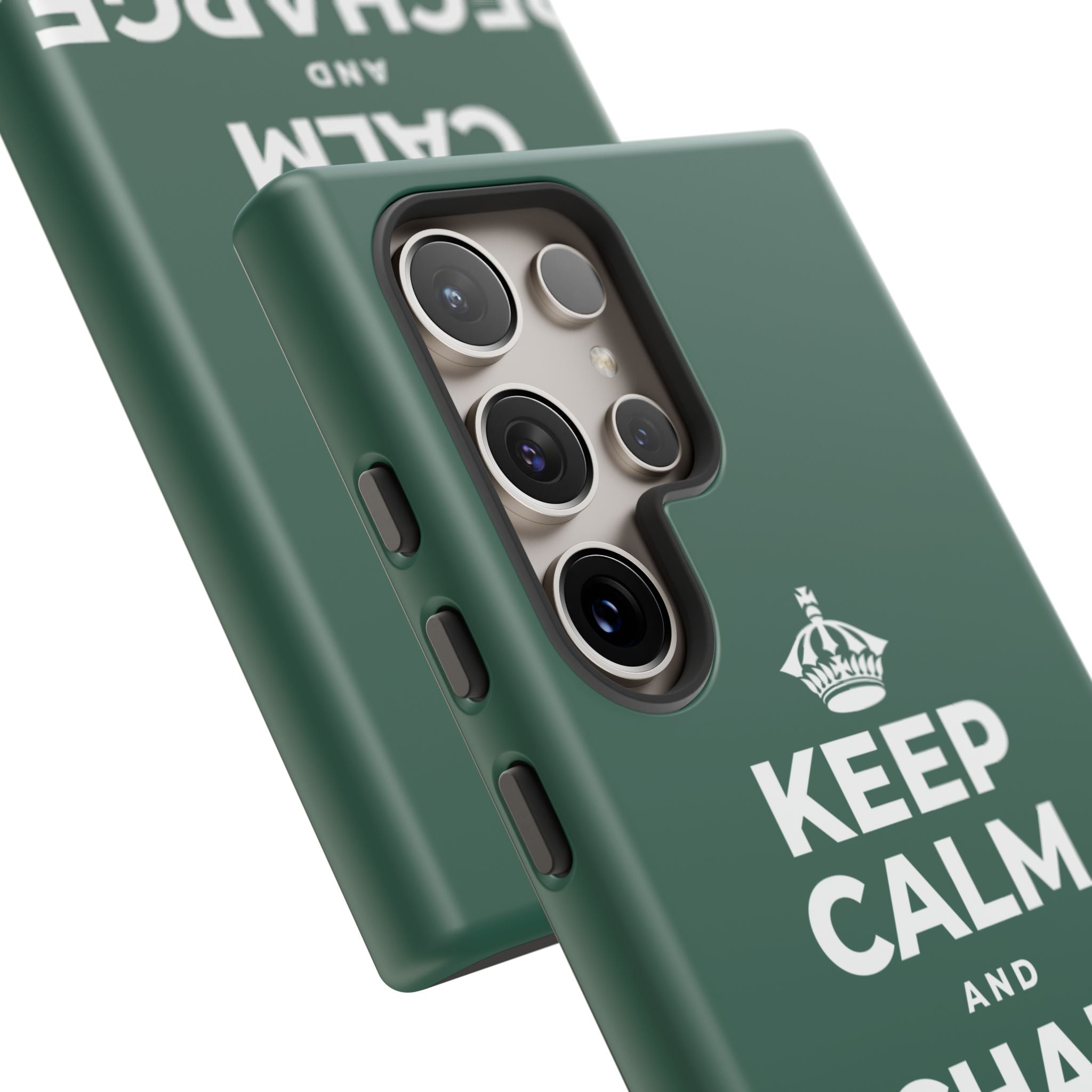 KEEP CALM AND RECHARGE, NO GUILT Phone Case