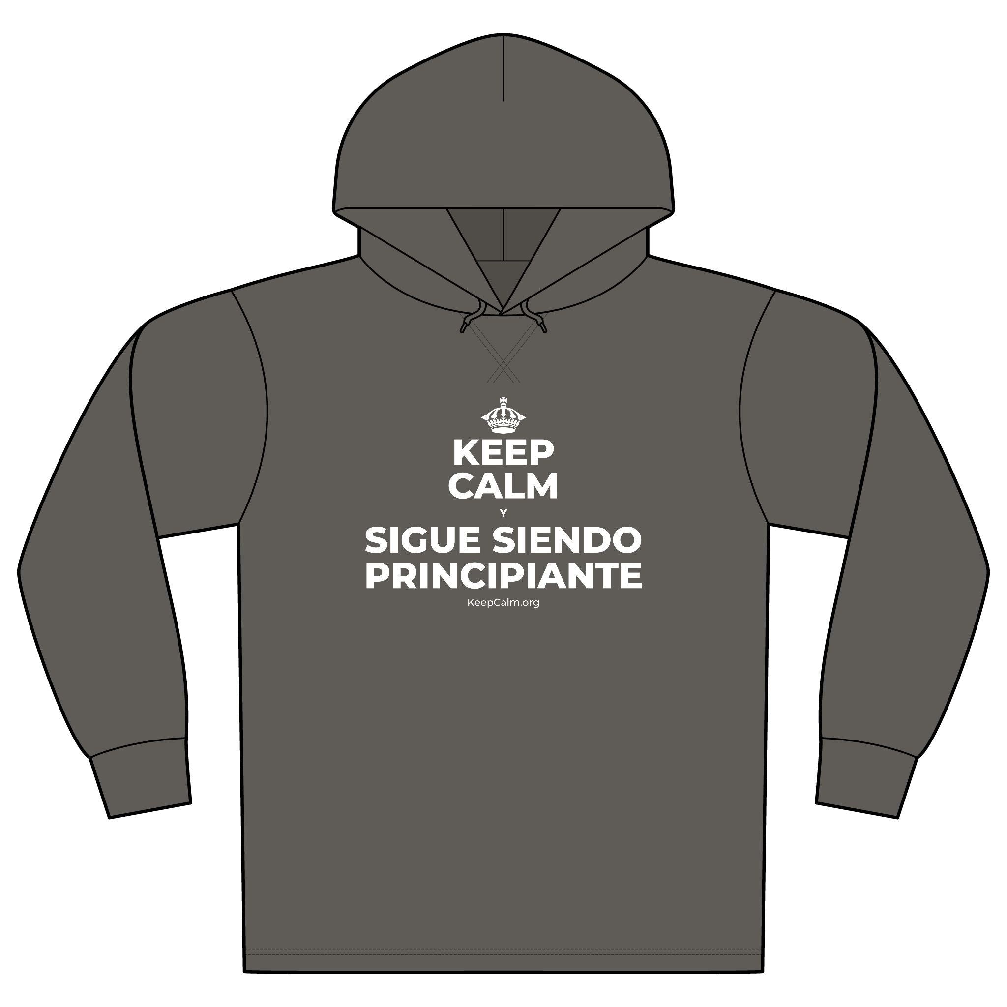 KEEP CALM Y SIGUE SIENDO PRINCIPIANTE Organic Hoodie Tee