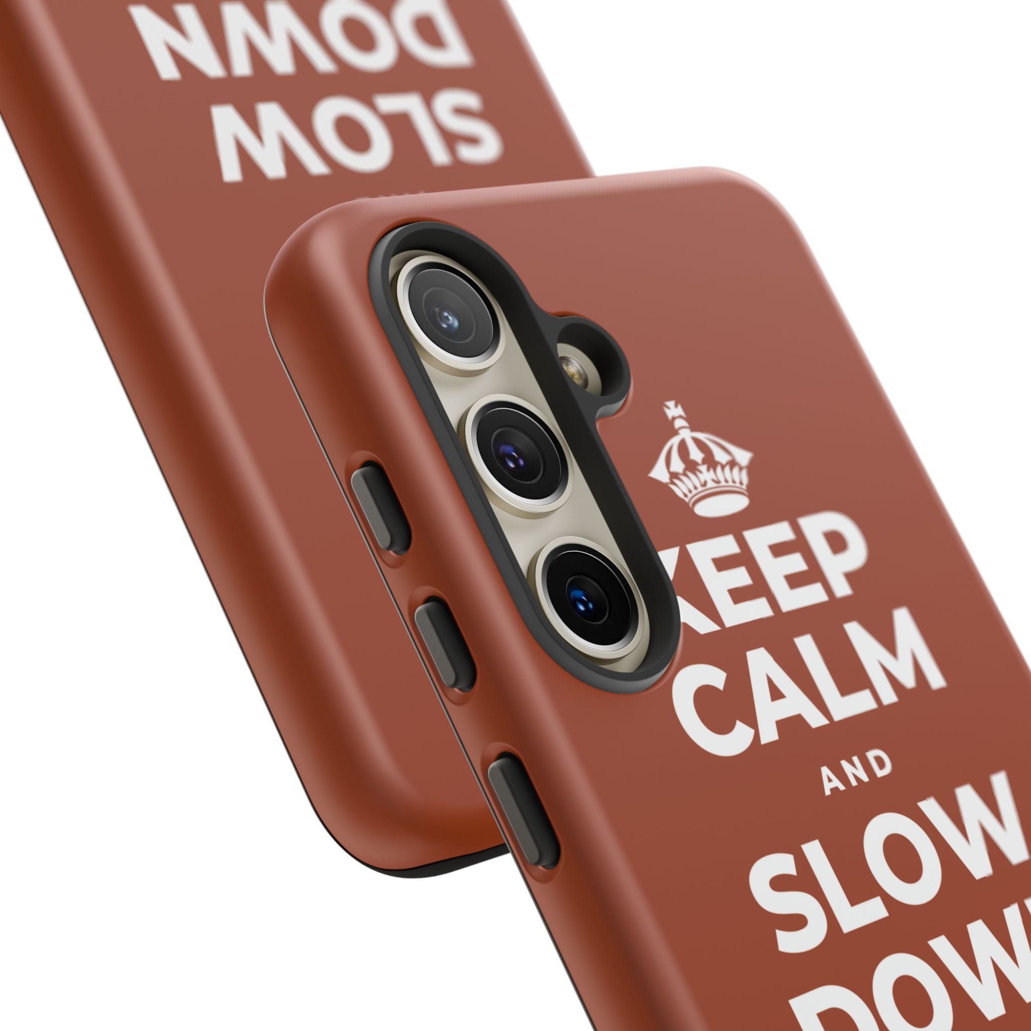 KEEP CALM AND SLOW DOWN WITH THE SEASON Phone Case