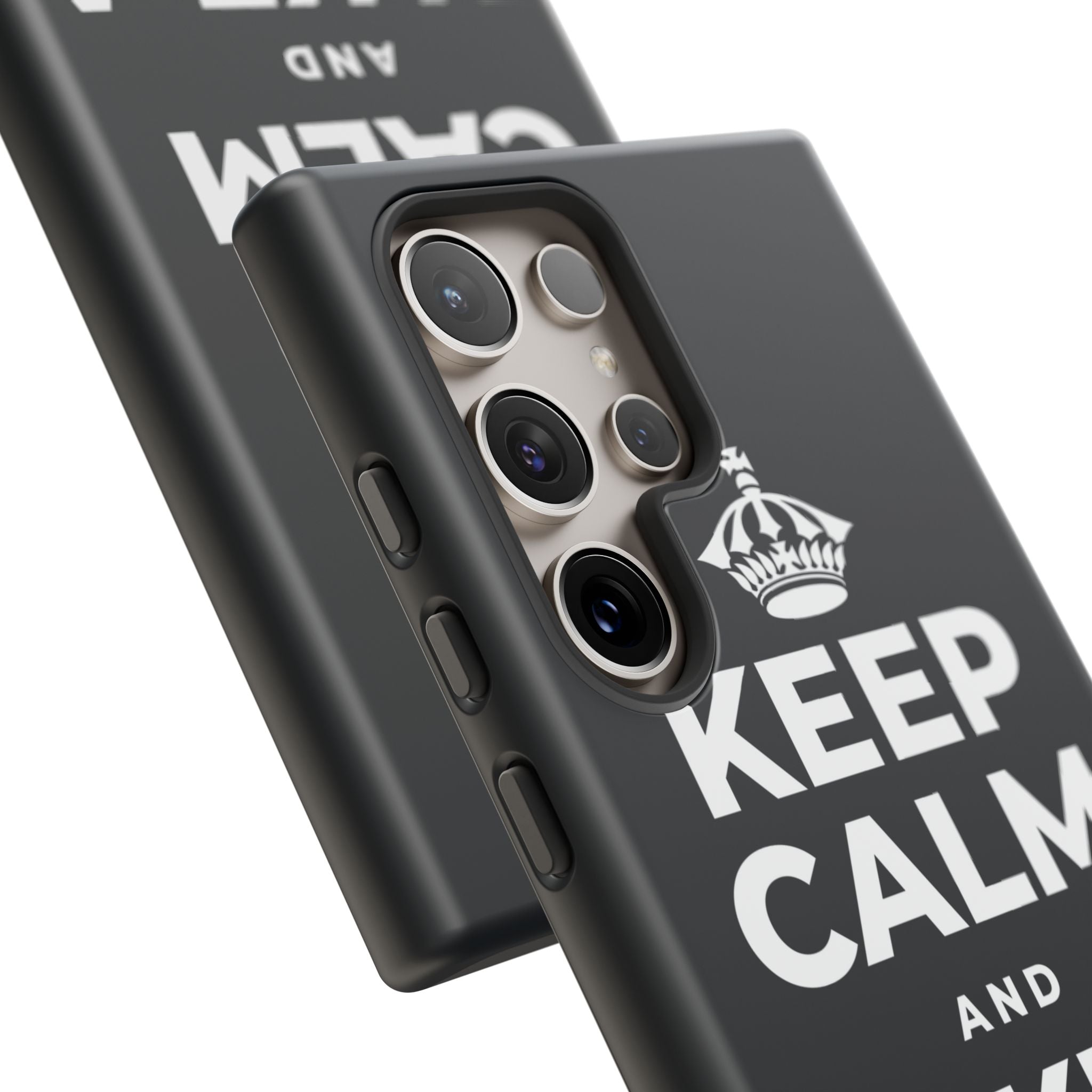 KEEP CALM AND TAKE A BREATH Phone Case (Dark)