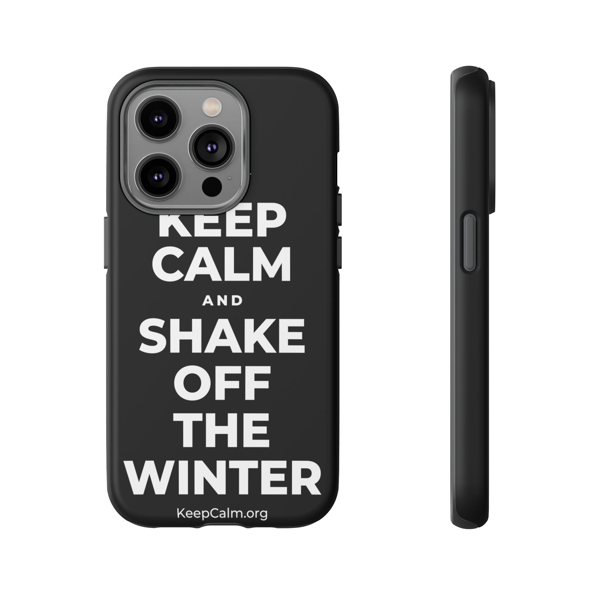 KEEP CALM AND SHAKE OFF THE WINTER Phone Case