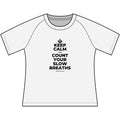 KEEP CALM AND COUNT YOUR SLOW BREATHS Women's Raglan Tee